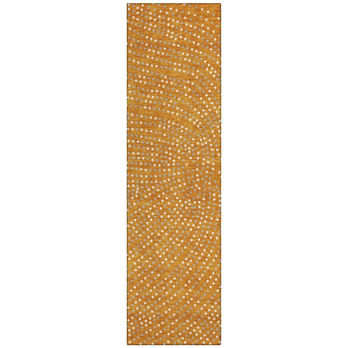 Machine Washable Indoor/ Outdoor Modern Dotty Chantille Rug