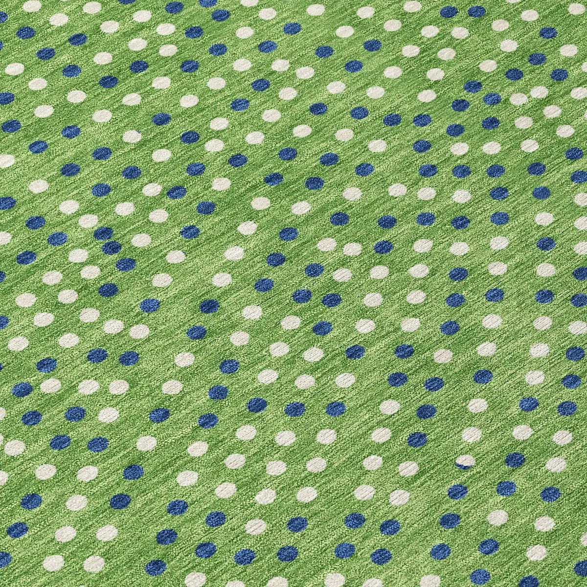 Machine Washable Indoor/ Outdoor Modern Dotty Chantille Rug