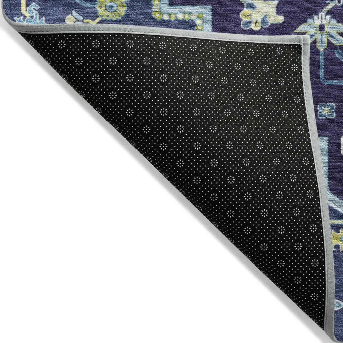 Machine Washable Indoor/ Outdoor Persian Traditional Chantille Rug