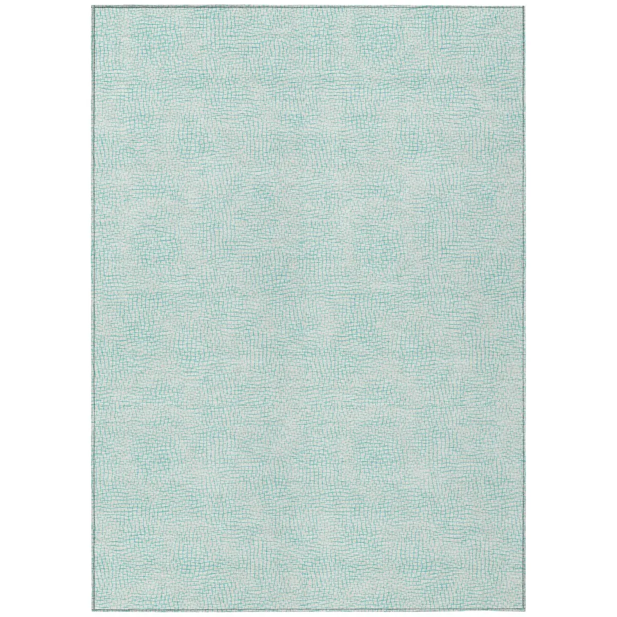 Machine Washable Indoor/ Outdoor Solid Causal Chantille Rug