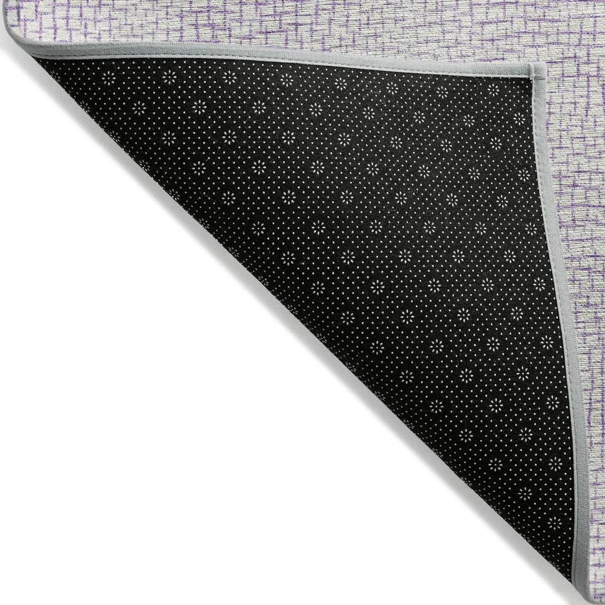Machine Washable Indoor/ Outdoor Solid Causal Chantille Rug