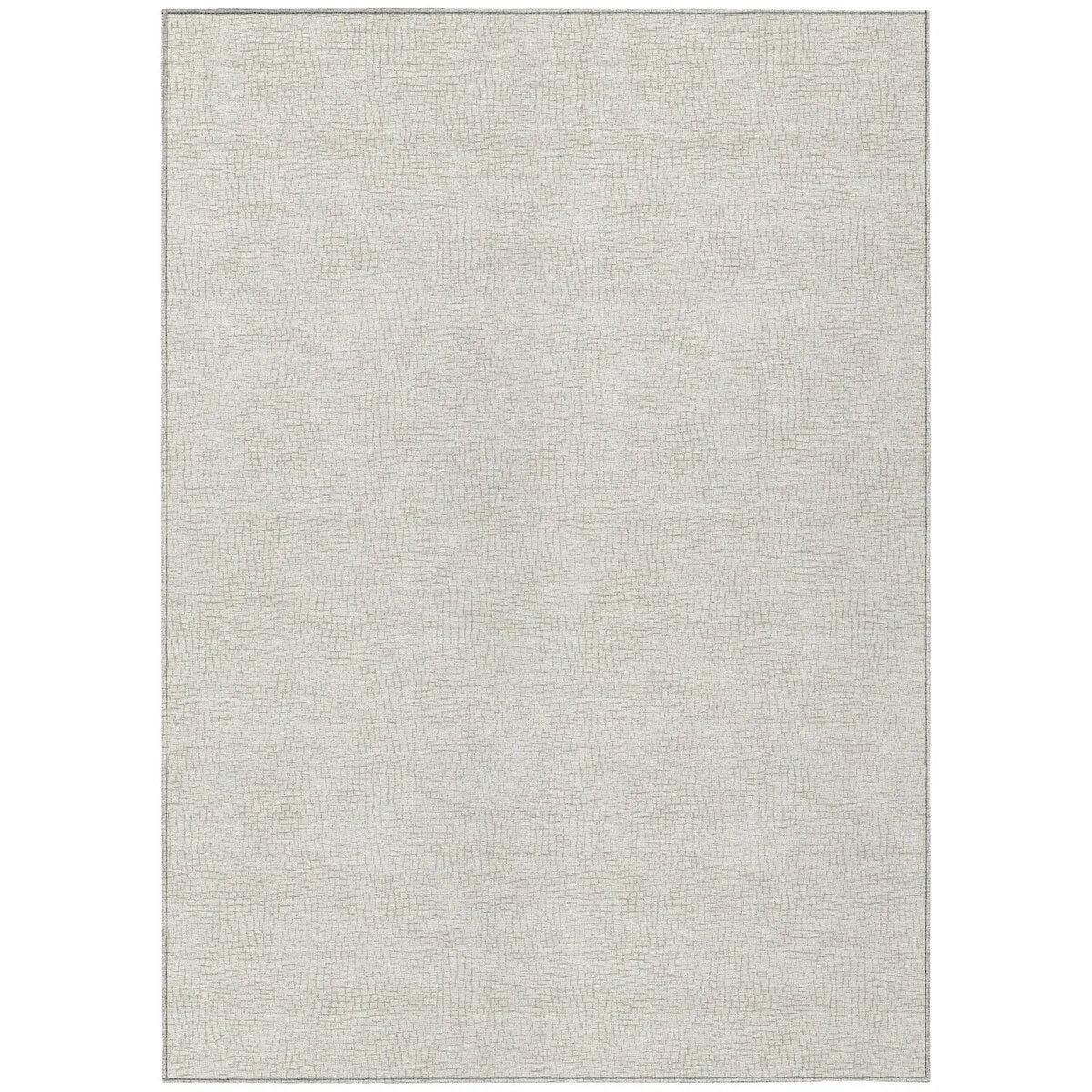 Machine Washable Indoor/ Outdoor Solid Causal Chantille Rug