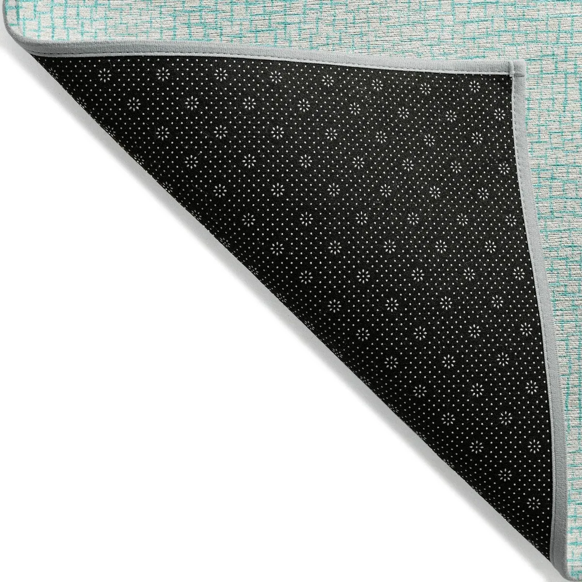 Machine Washable Indoor/ Outdoor Solid Causal Chantille Rug