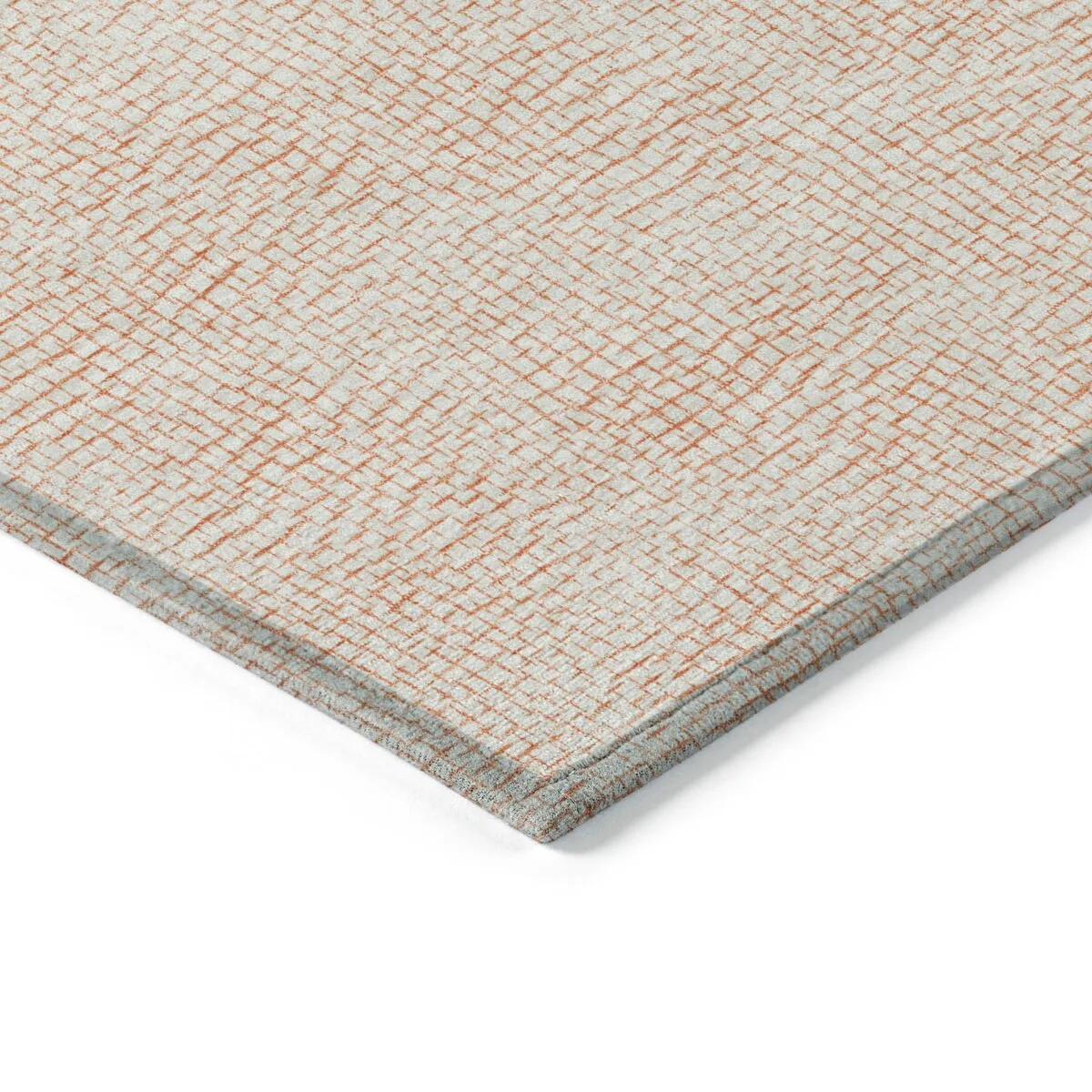 Machine Washable Indoor/ Outdoor Solid Causal Chantille Rug