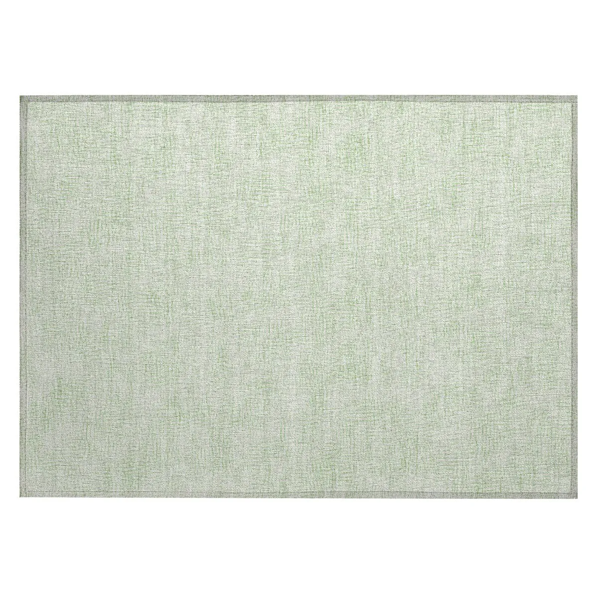 Machine Washable Indoor/ Outdoor Solid Causal Chantille Rug