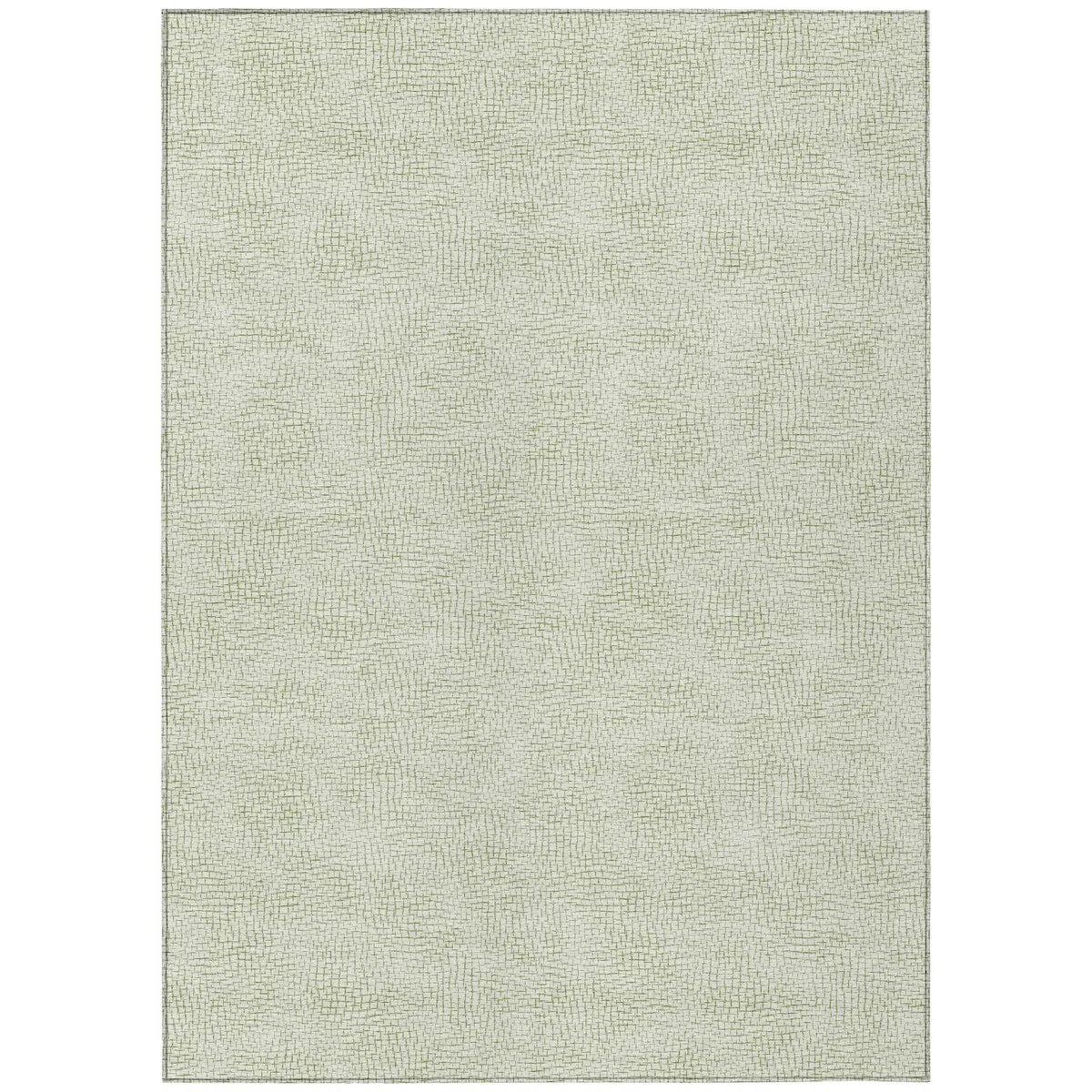 Machine Washable Indoor/ Outdoor Solid Causal Chantille Rug