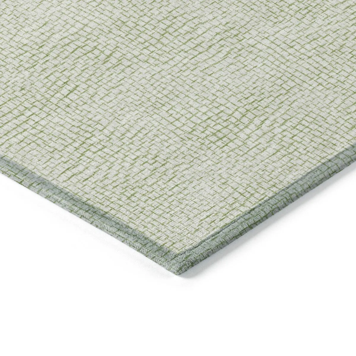 Machine Washable Indoor/ Outdoor Solid Causal Chantille Rug