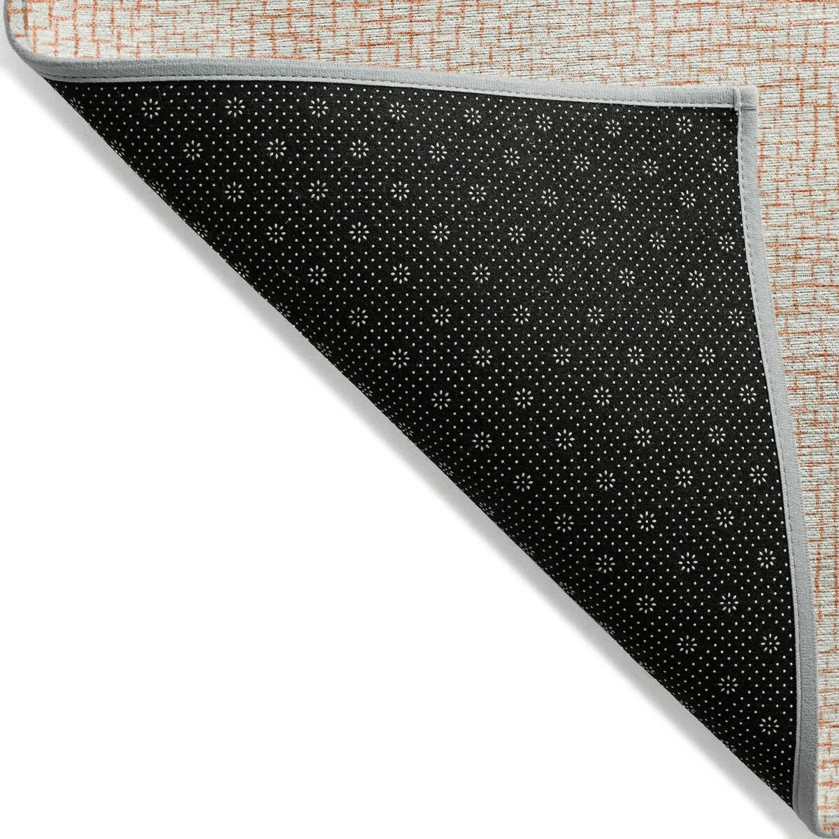 Machine Washable Indoor/ Outdoor Solid Causal Chantille Rug