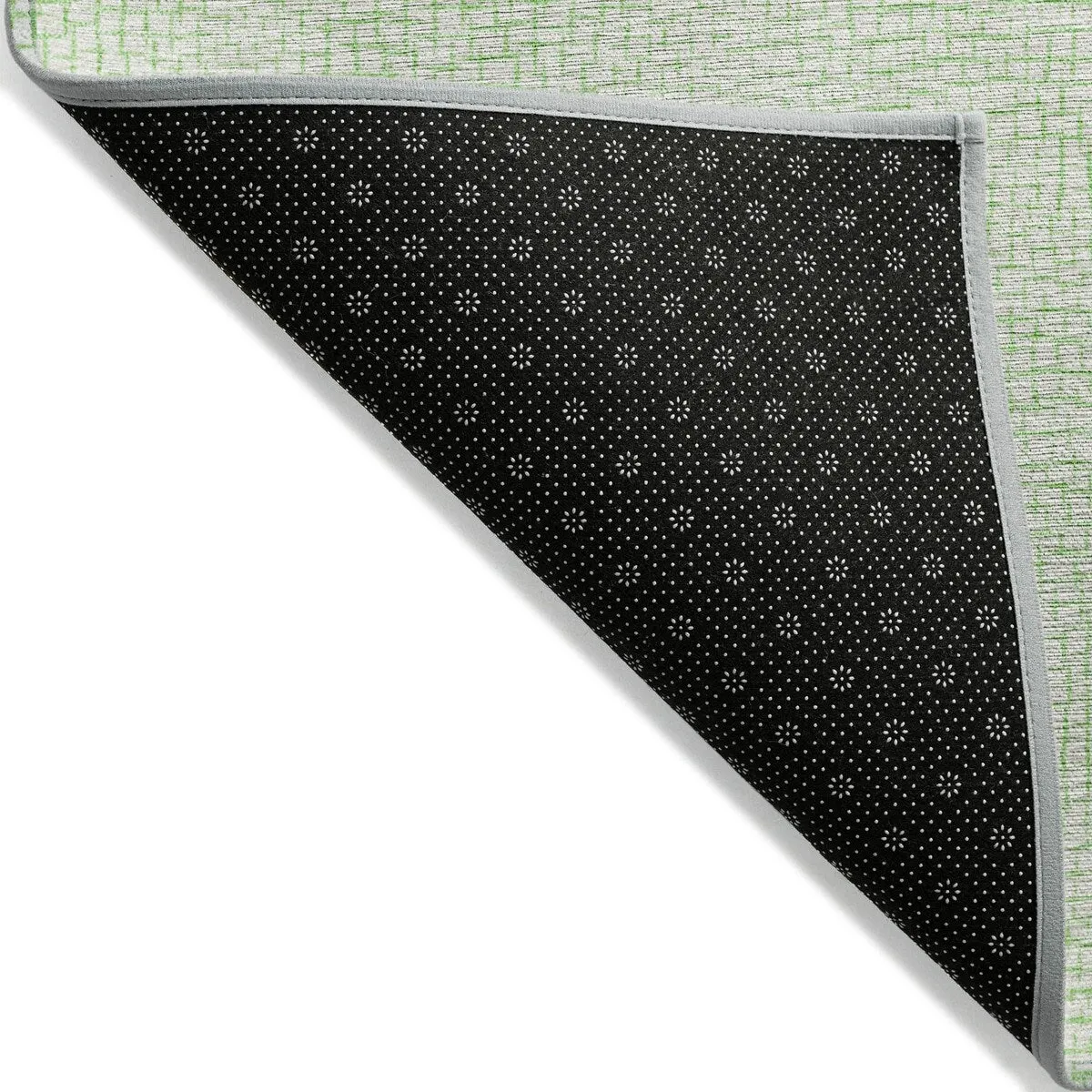 Machine Washable Indoor/ Outdoor Solid Causal Chantille Rug
