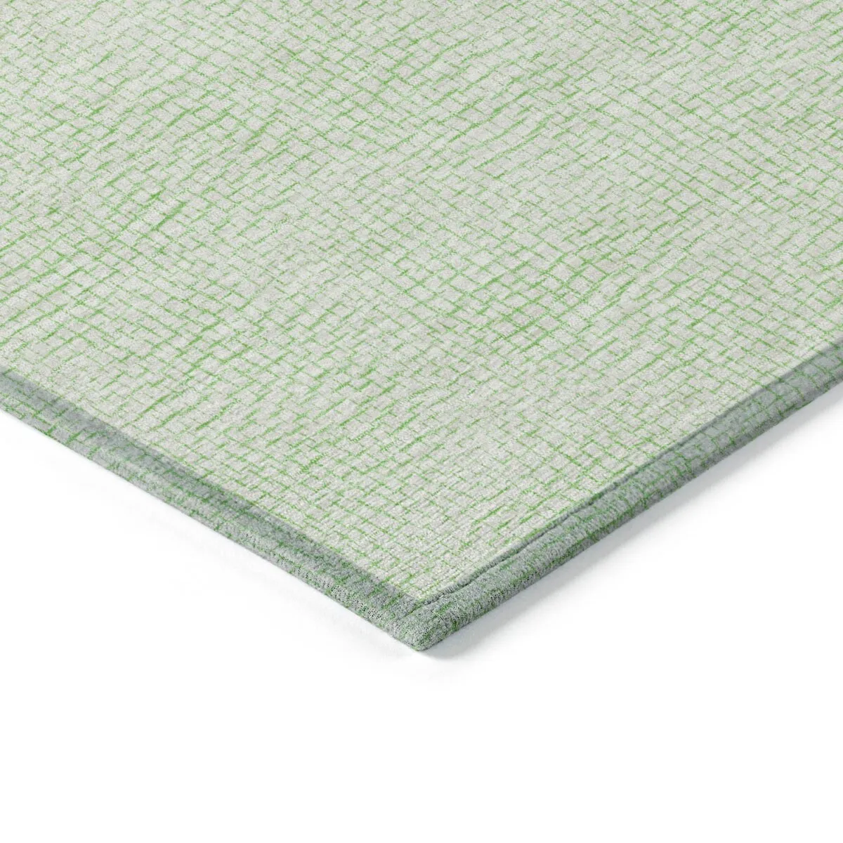 Machine Washable Indoor/ Outdoor Solid Causal Chantille Rug