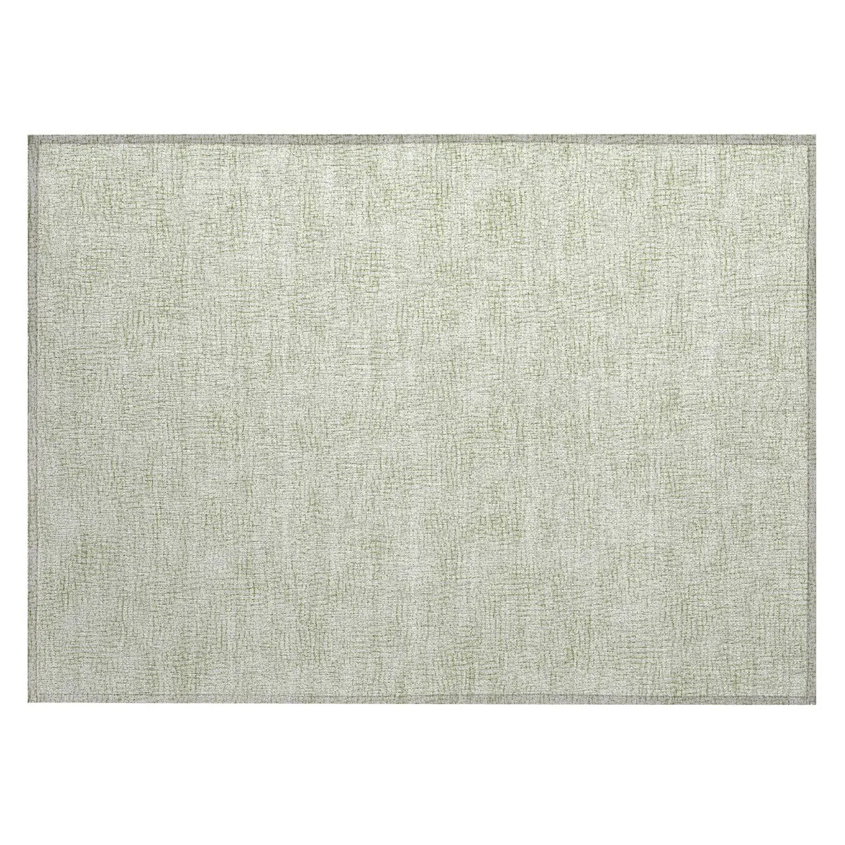Machine Washable Indoor/ Outdoor Solid Causal Chantille Rug