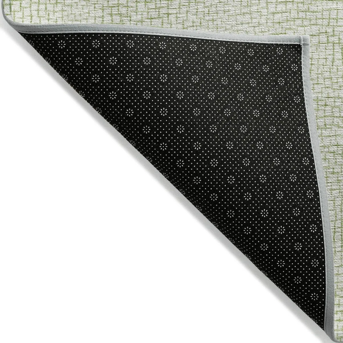 Machine Washable Indoor/ Outdoor Solid Causal Chantille Rug