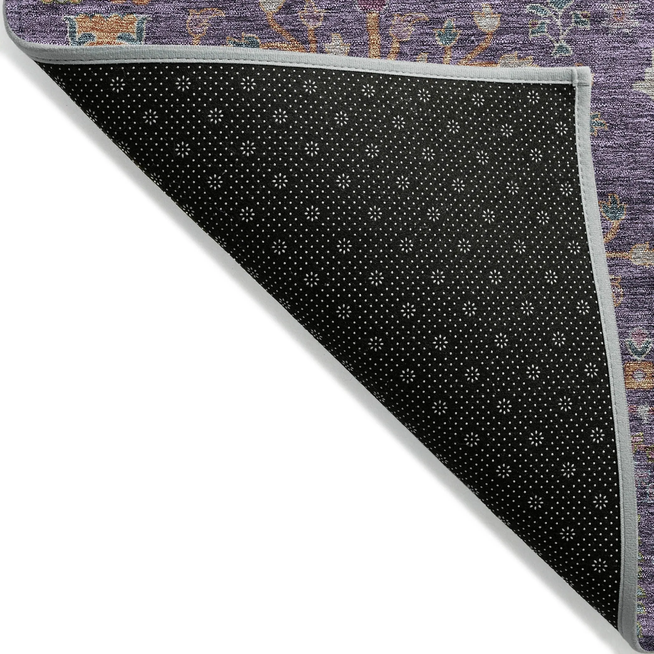 Machine Washable Indoor/ Outdoor Traditional Global Chantille Rug