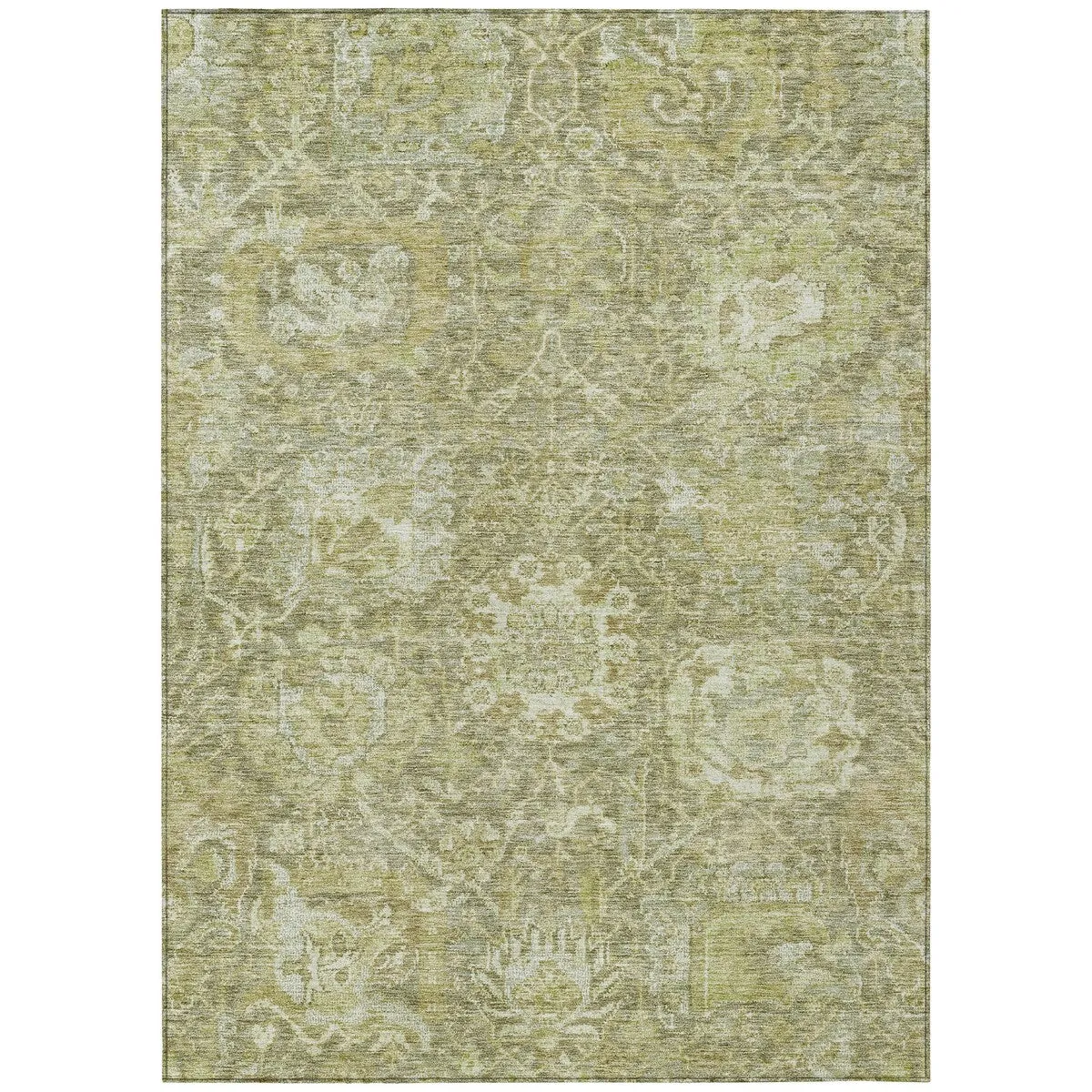 Machine Washable Indoor/ Outdoor Traditional Persian Chantille Rug