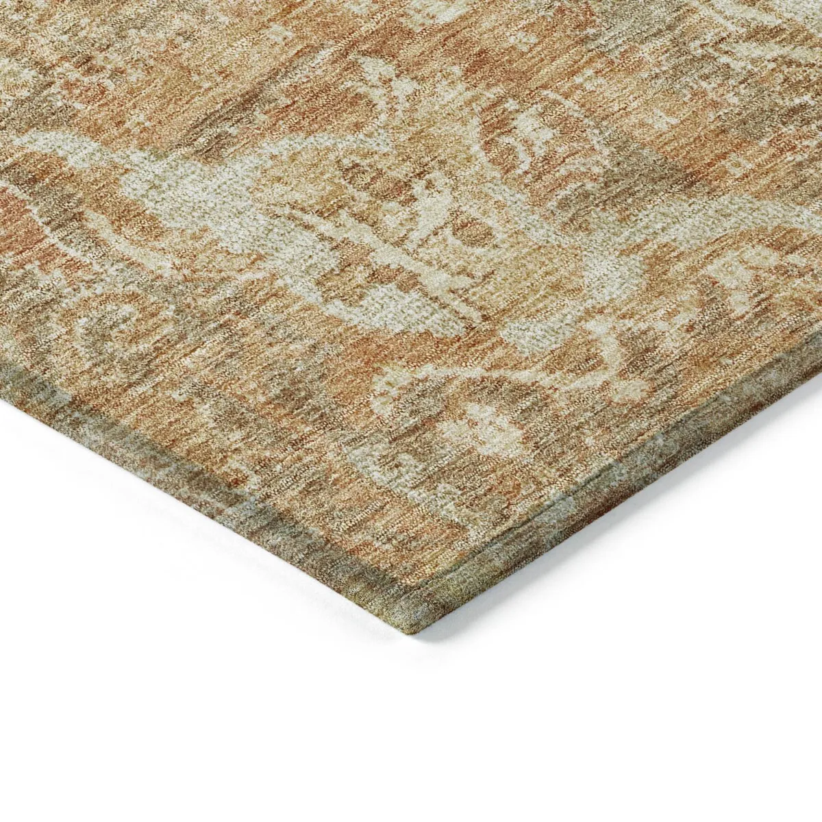 Machine Washable Indoor/ Outdoor Traditional Persian Chantille Rug