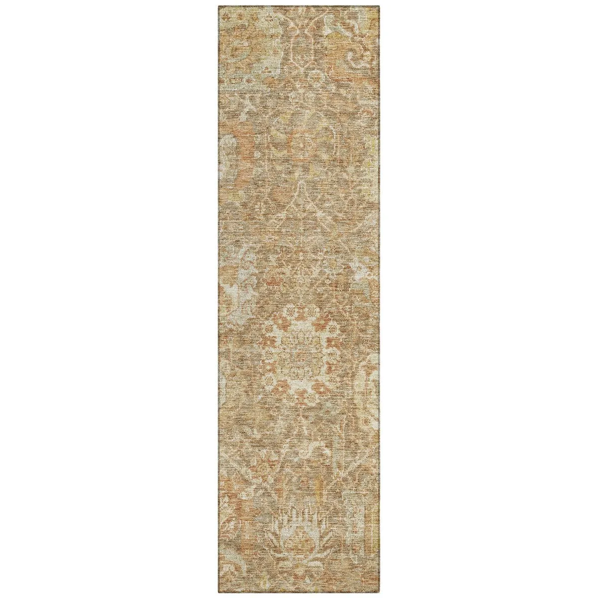 Machine Washable Indoor/ Outdoor Traditional Persian Chantille Rug