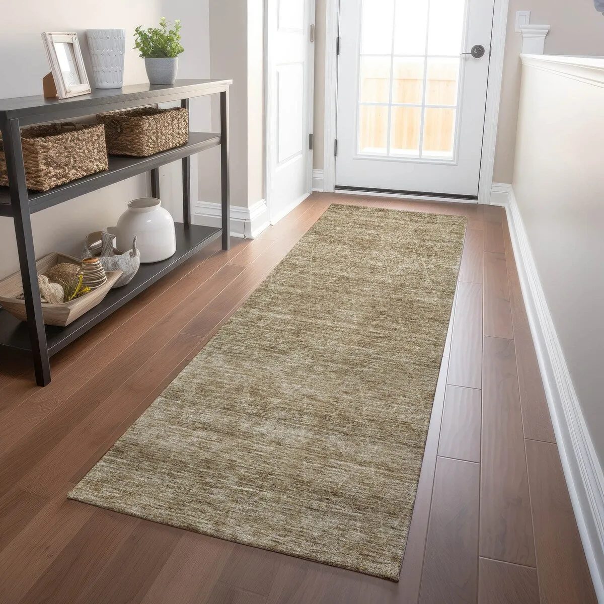 Machine Washable Indoor/ Outdoor Trellis Ombre Chantille Rug