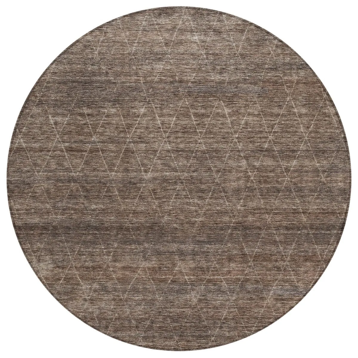 Machine Washable Indoor/ Outdoor Trellis Ombre Chantille Rug