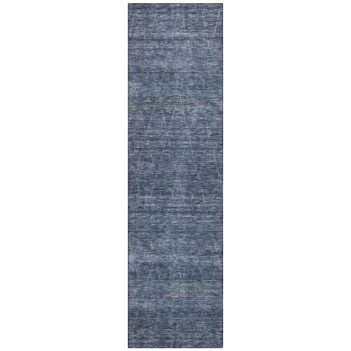 Machine Washable Indoor/ Outdoor Trellis Ombre Chantille Rug