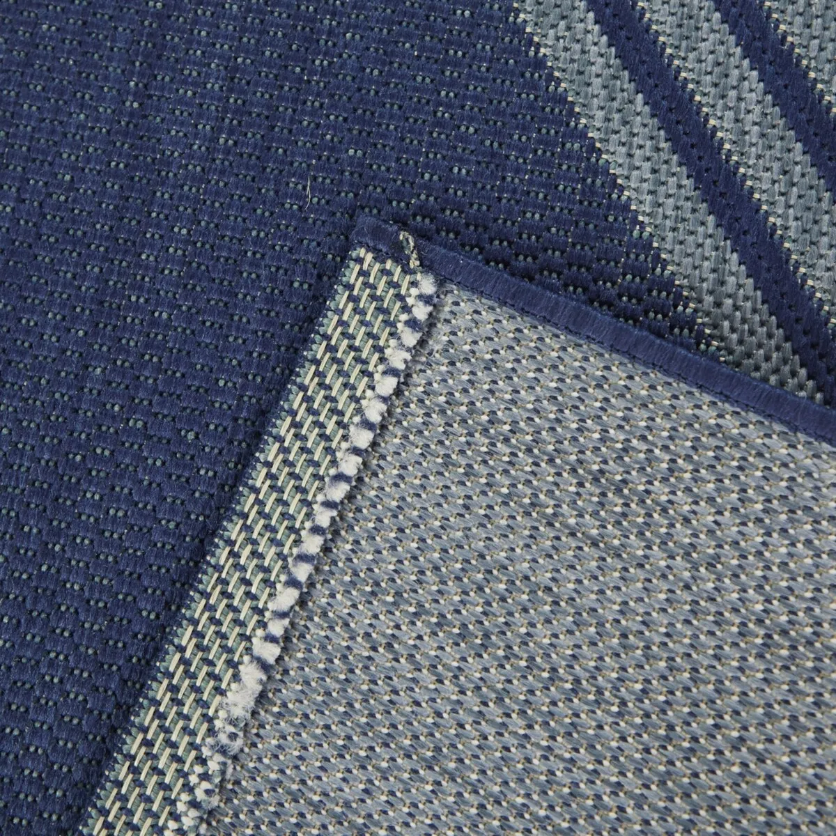 Mandel Modern Stripe Indoor/Outdoor Area Rug
