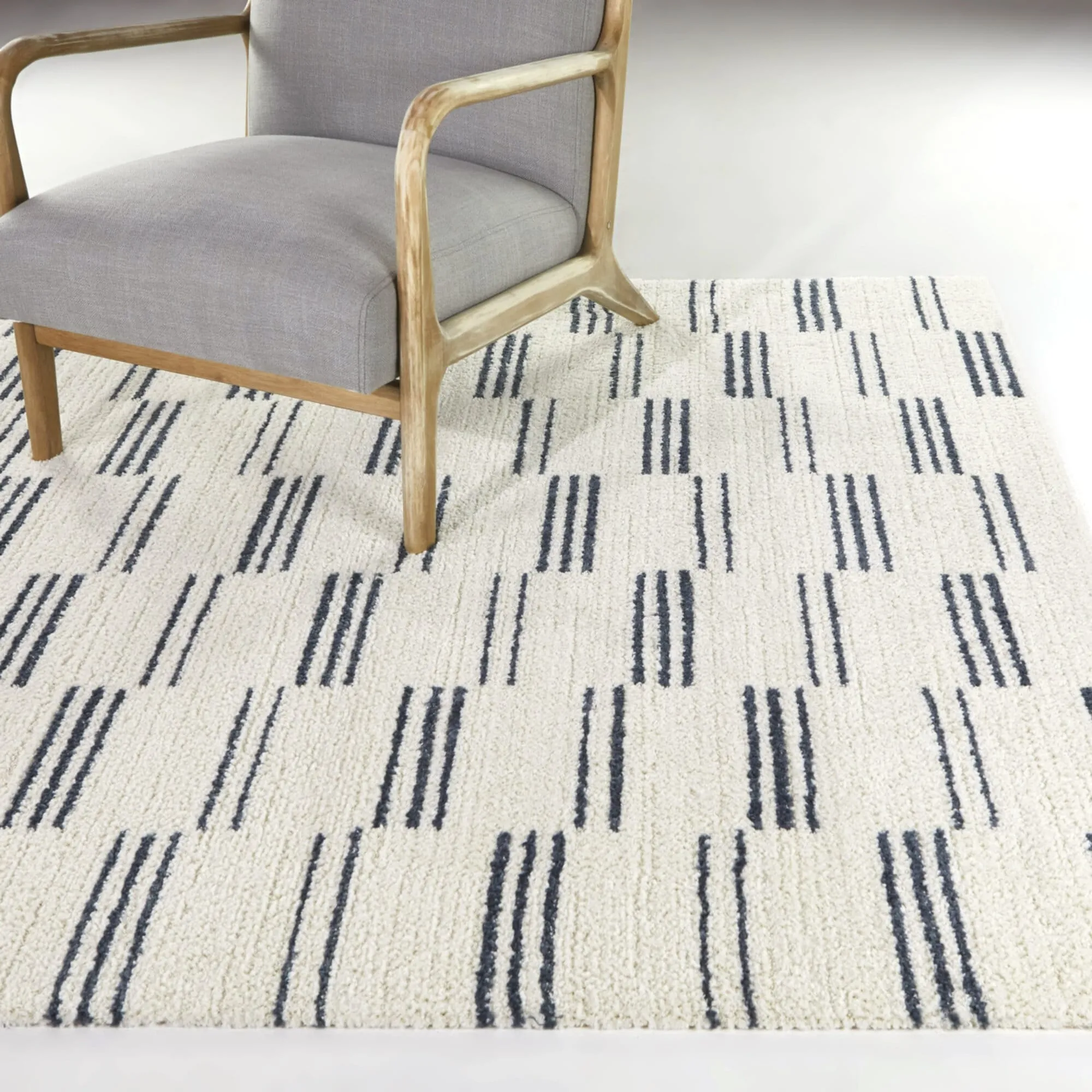 Marien Abstract Striped Area Rug
