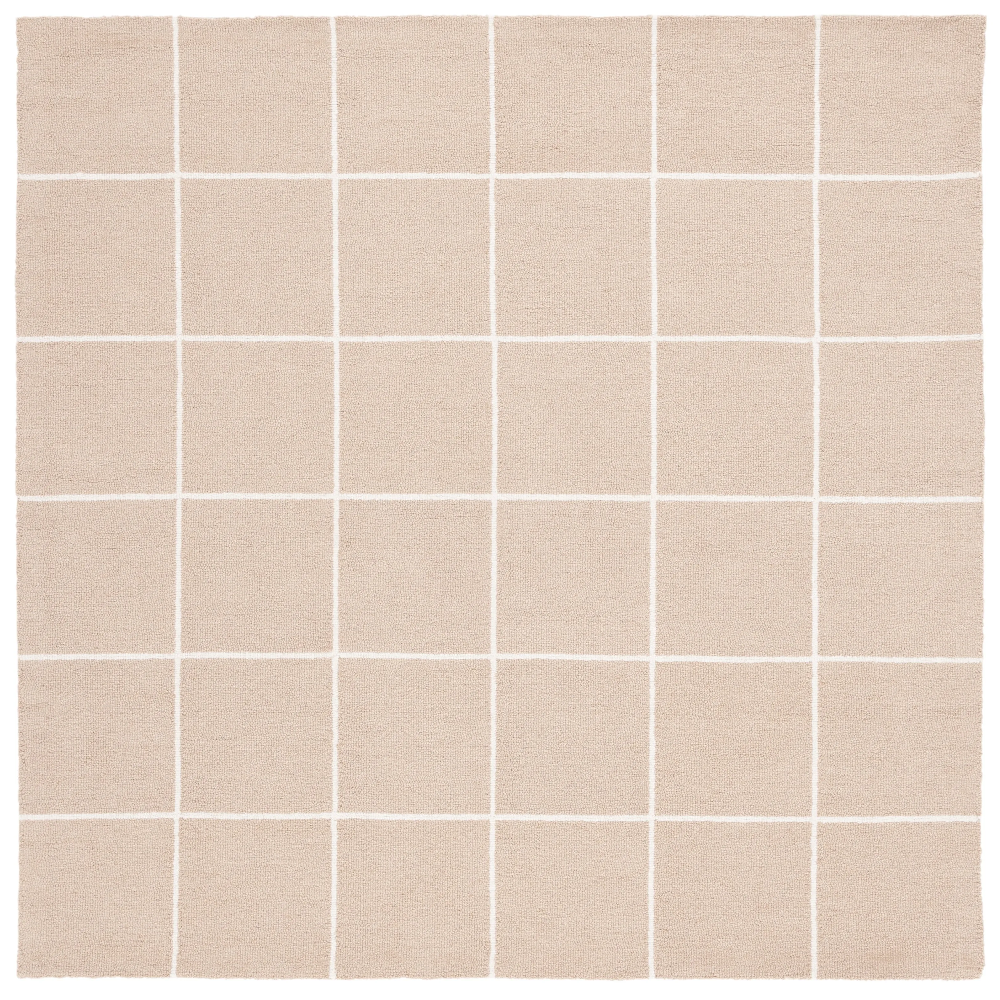 Martha Stewart by SAFAVIEH Alessya Checkered Grid Wool Rug