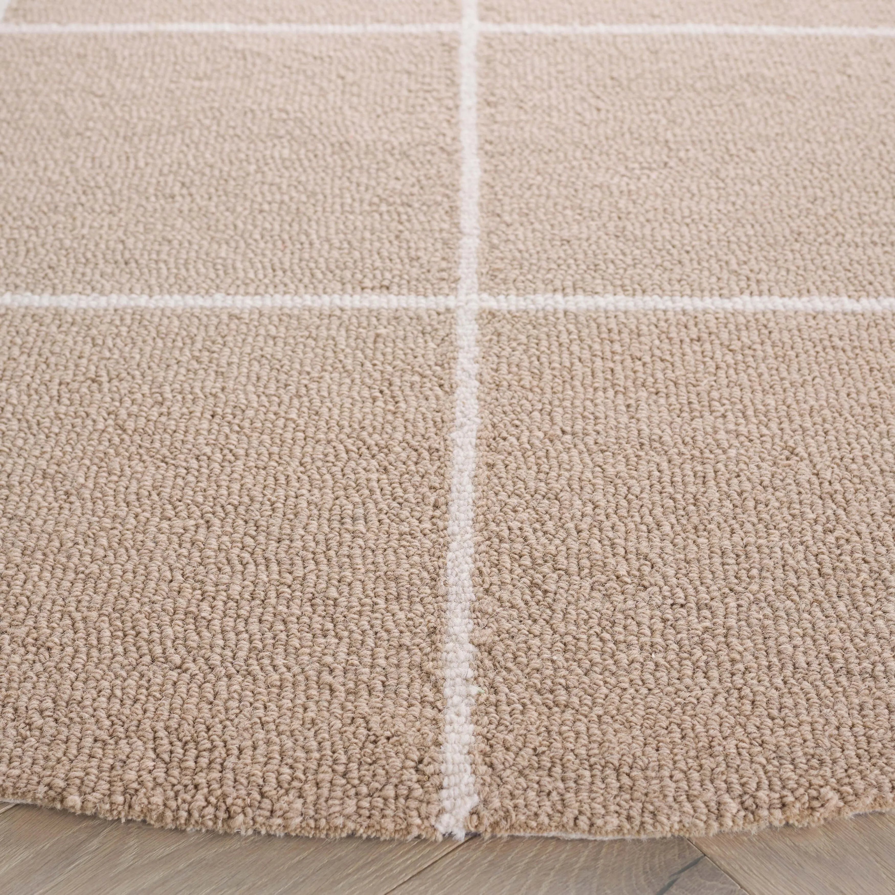 Martha Stewart by SAFAVIEH Alessya Checkered Grid Wool Rug