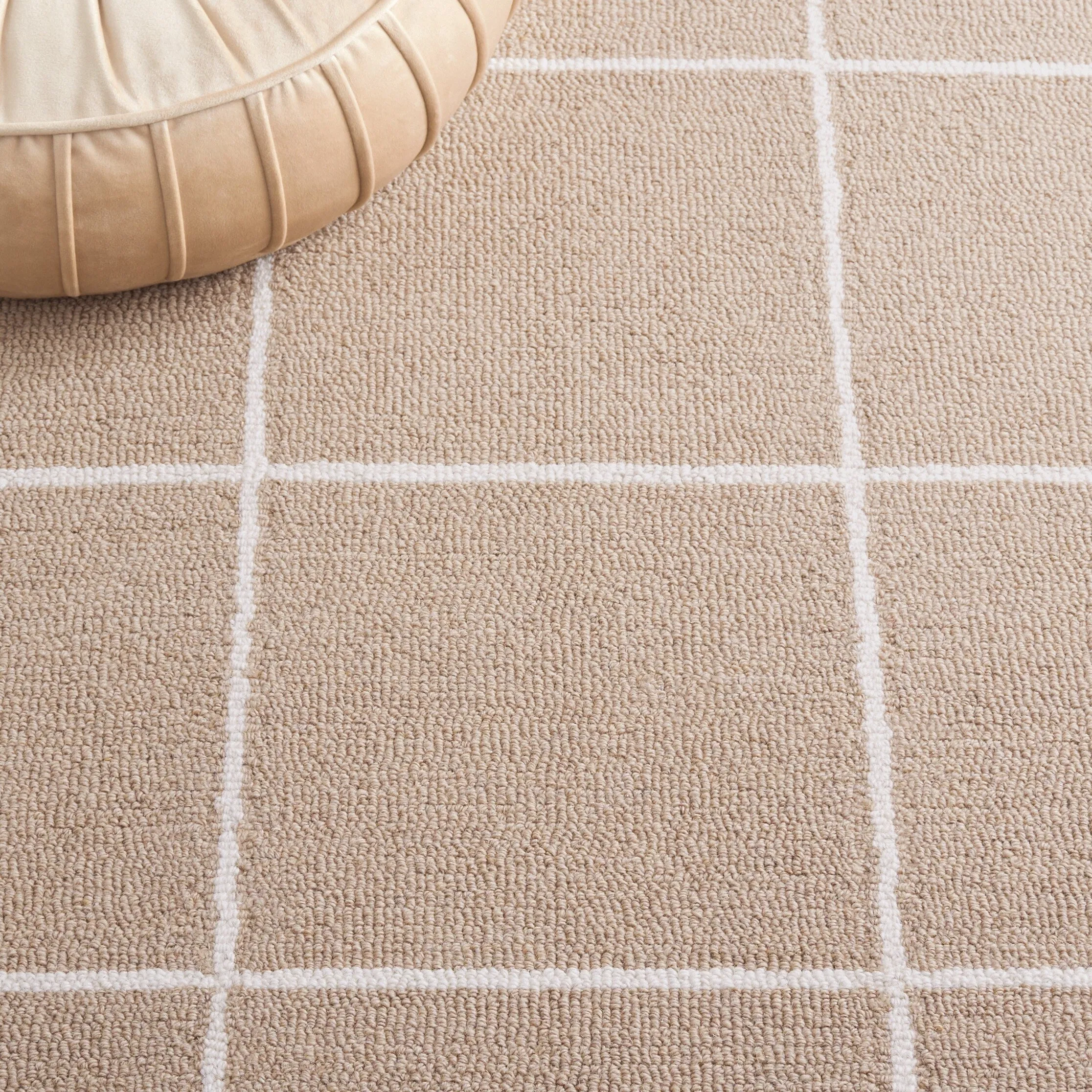 Martha Stewart by SAFAVIEH Alessya Checkered Grid Wool Rug