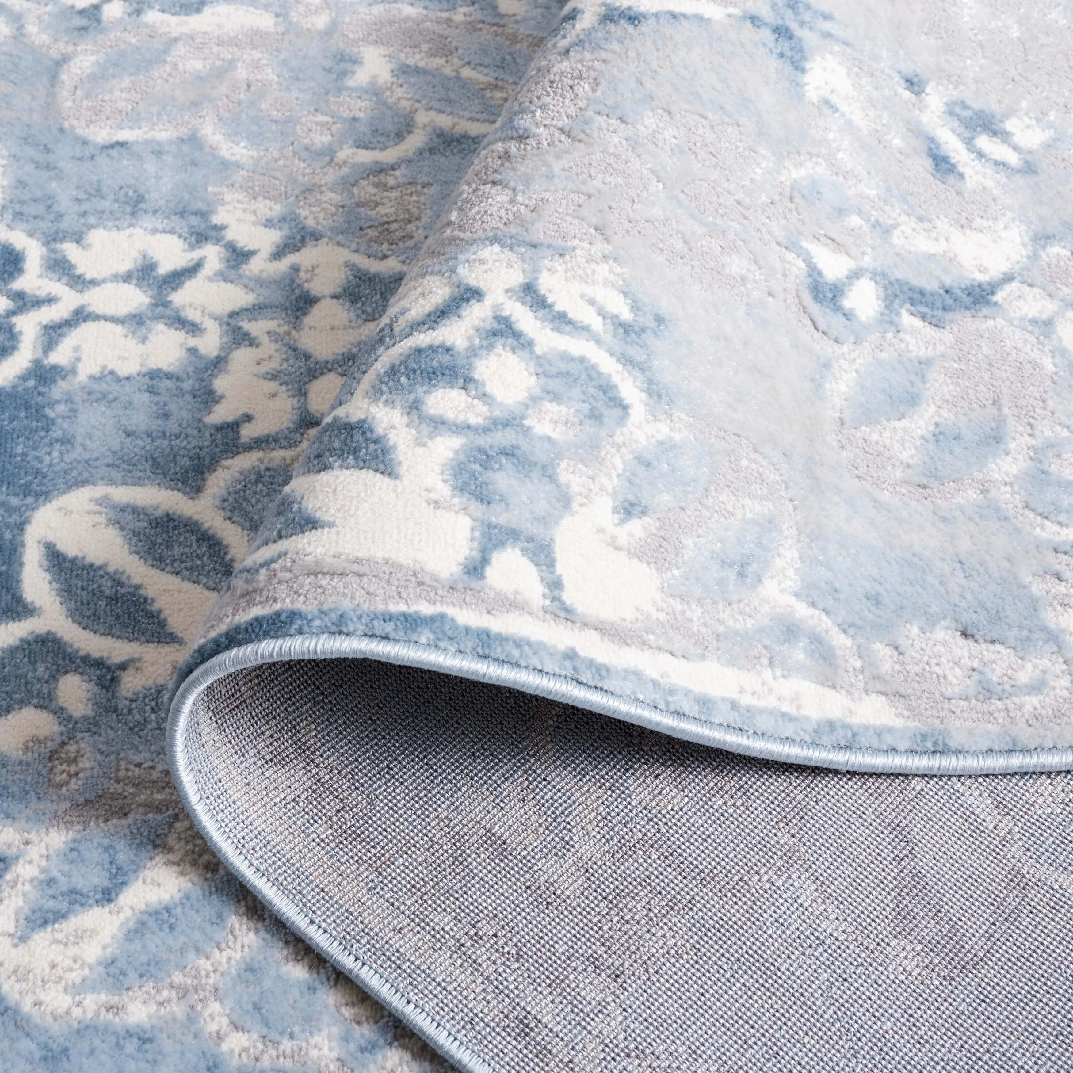 Martha Stewart by SAFAVIEH Bertrande Modern Rug - Grey/Blue - 5' 3 x 7' 7