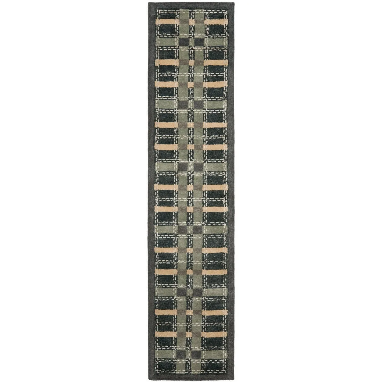 Martha Stewart by SAFAVIEH Colorweave Plaid Wool/ Viscose Rug
