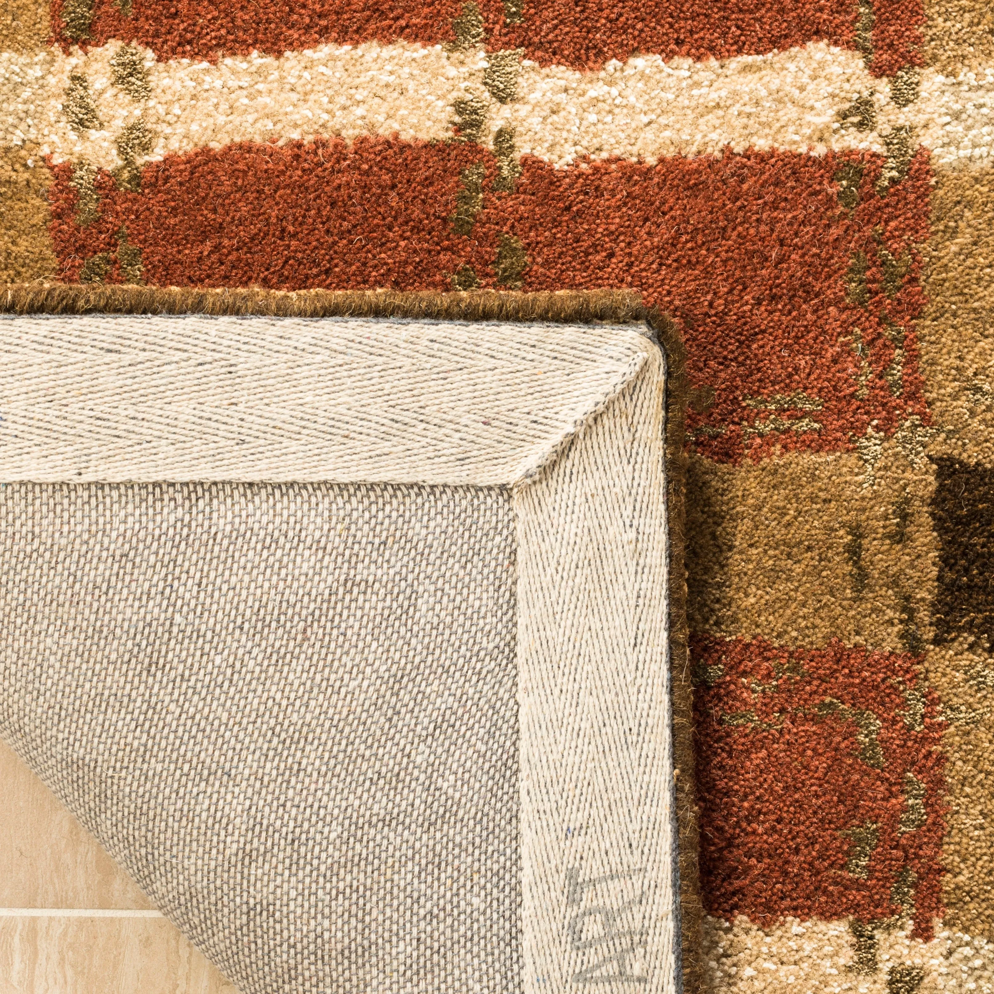 Martha Stewart by SAFAVIEH Colorweave Plaid Wool/ Viscose Rug