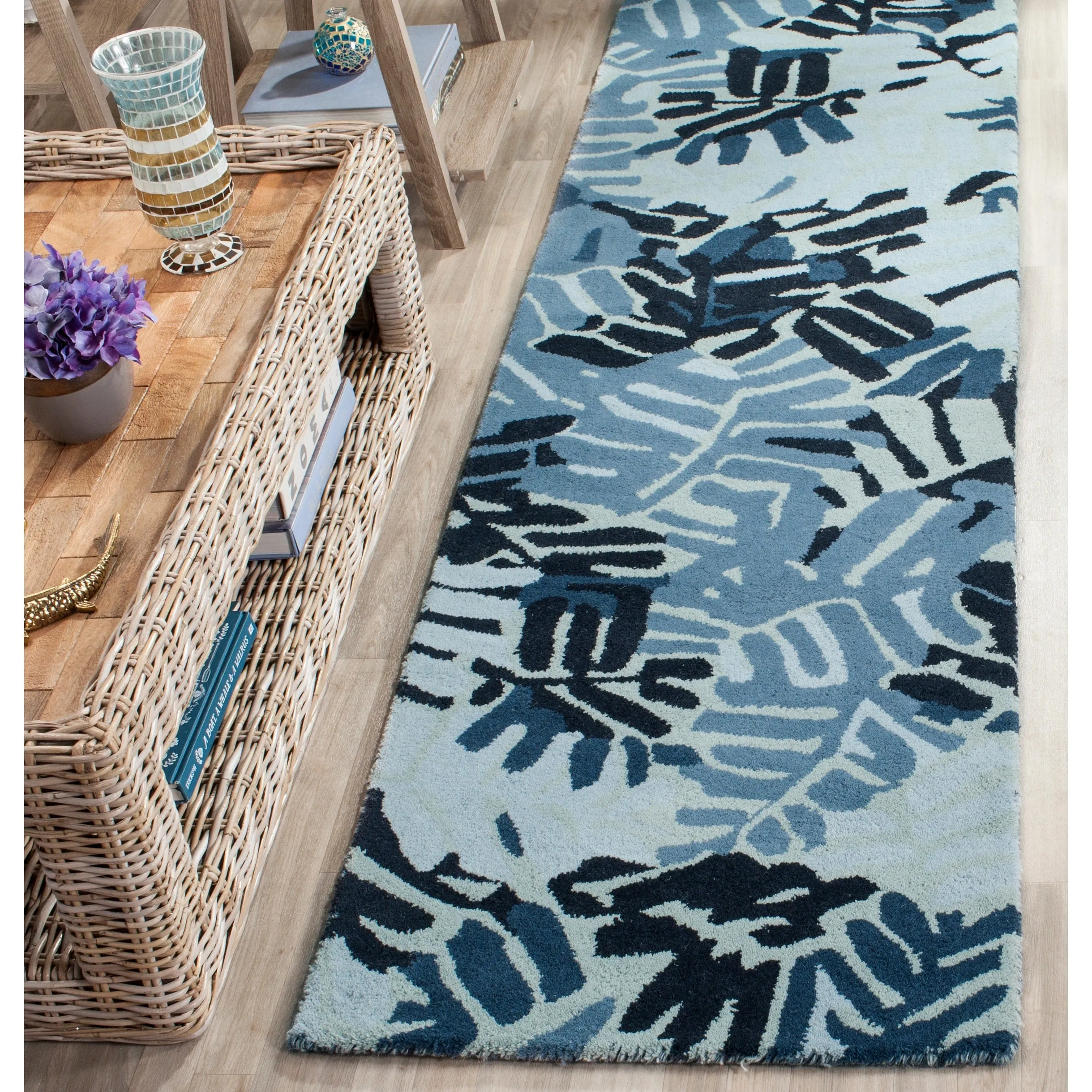 Martha Stewart by SAFAVIEH Palm Leaf Wool Rug