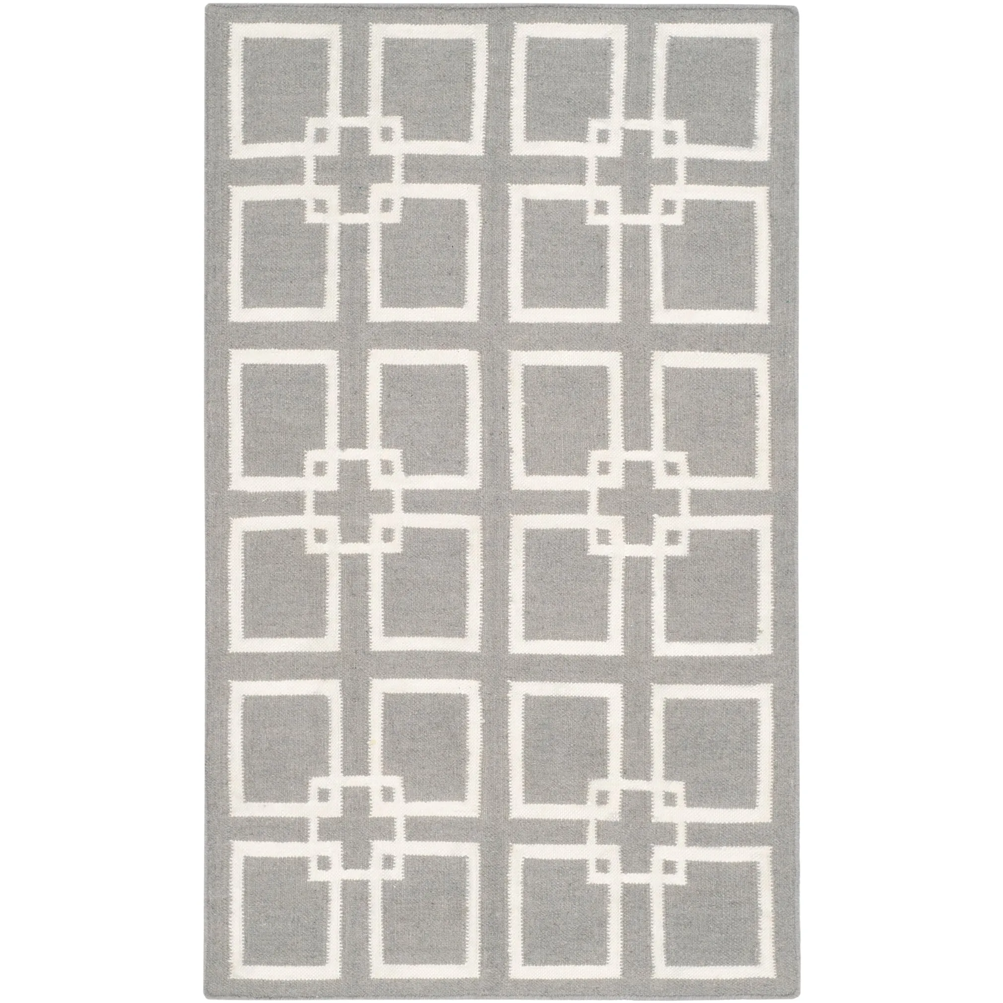 Martha Stewart by SAFAVIEH Square Dance Wool/ Banana Silk Rug