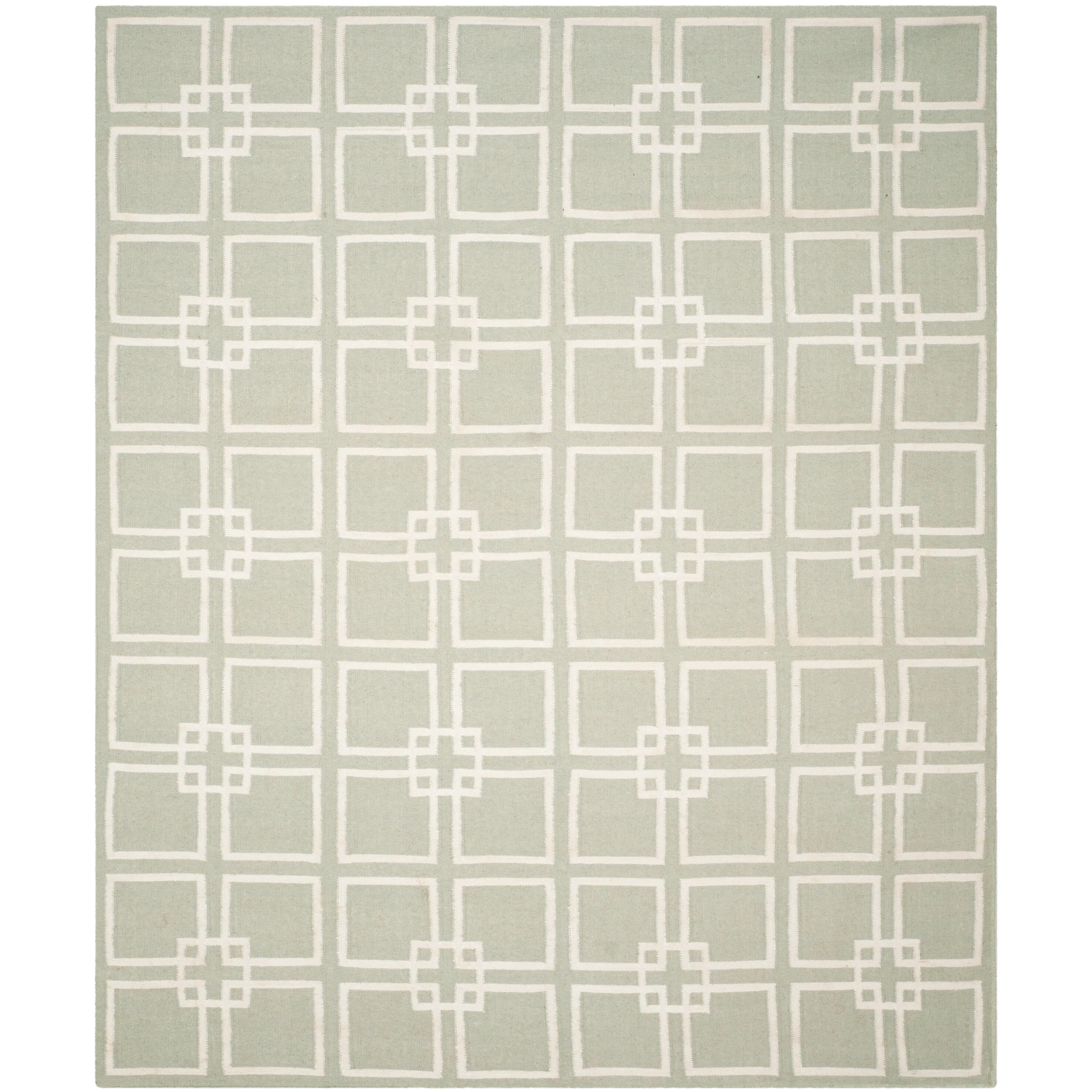 Martha Stewart by SAFAVIEH Square Dance Wool/ Banana Silk Rug