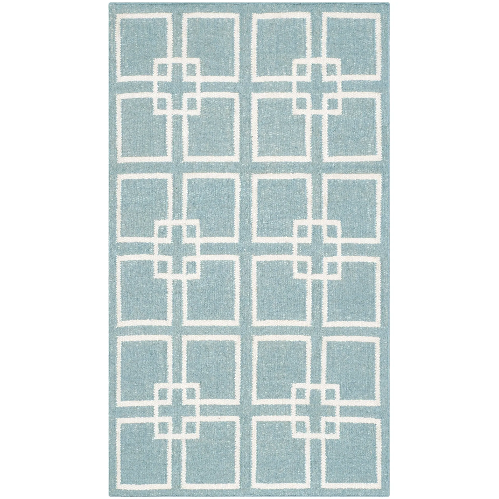 Martha Stewart by SAFAVIEH Square Dance Wool/ Banana Silk Rug