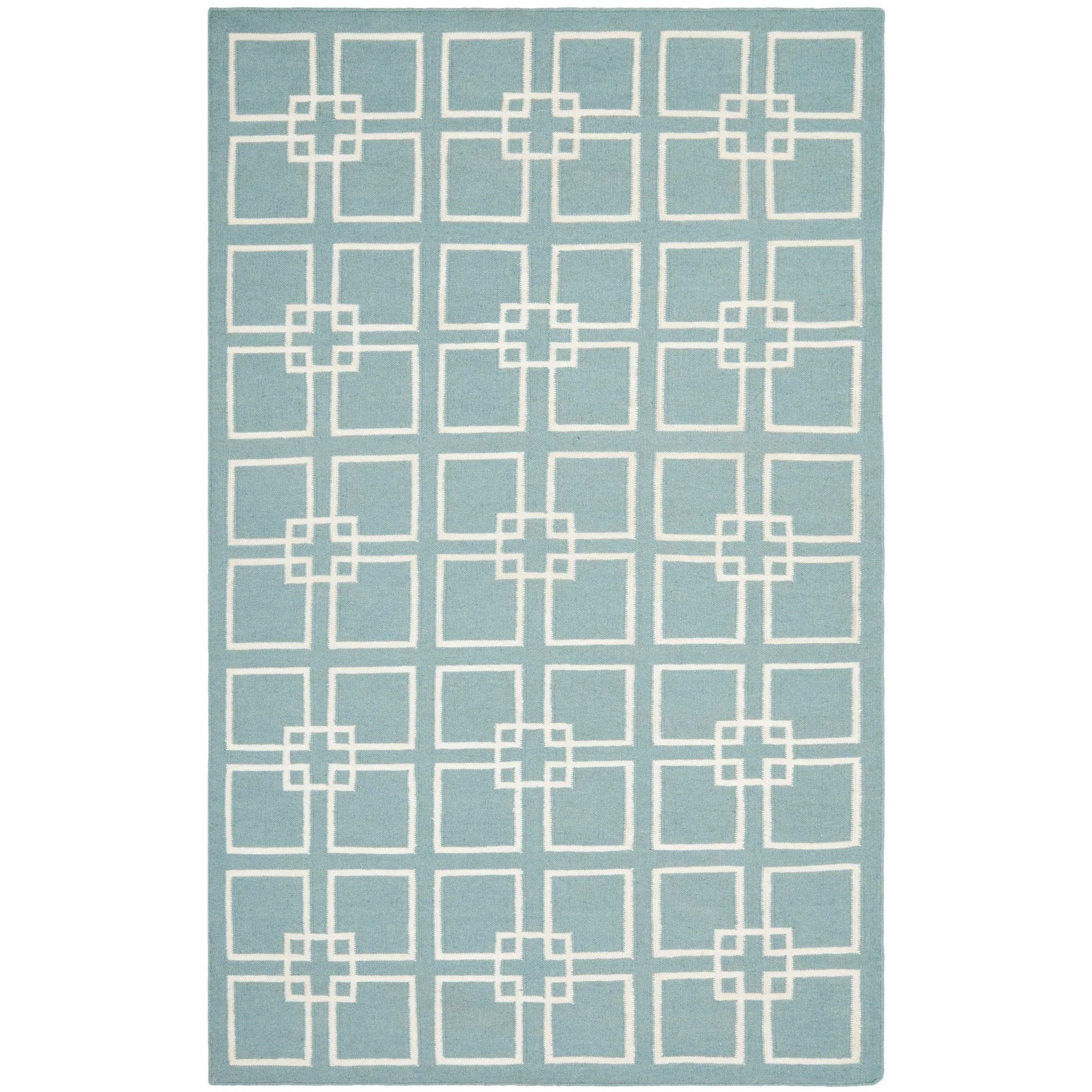 Martha Stewart by SAFAVIEH Square Dance Wool/ Banana Silk Rug