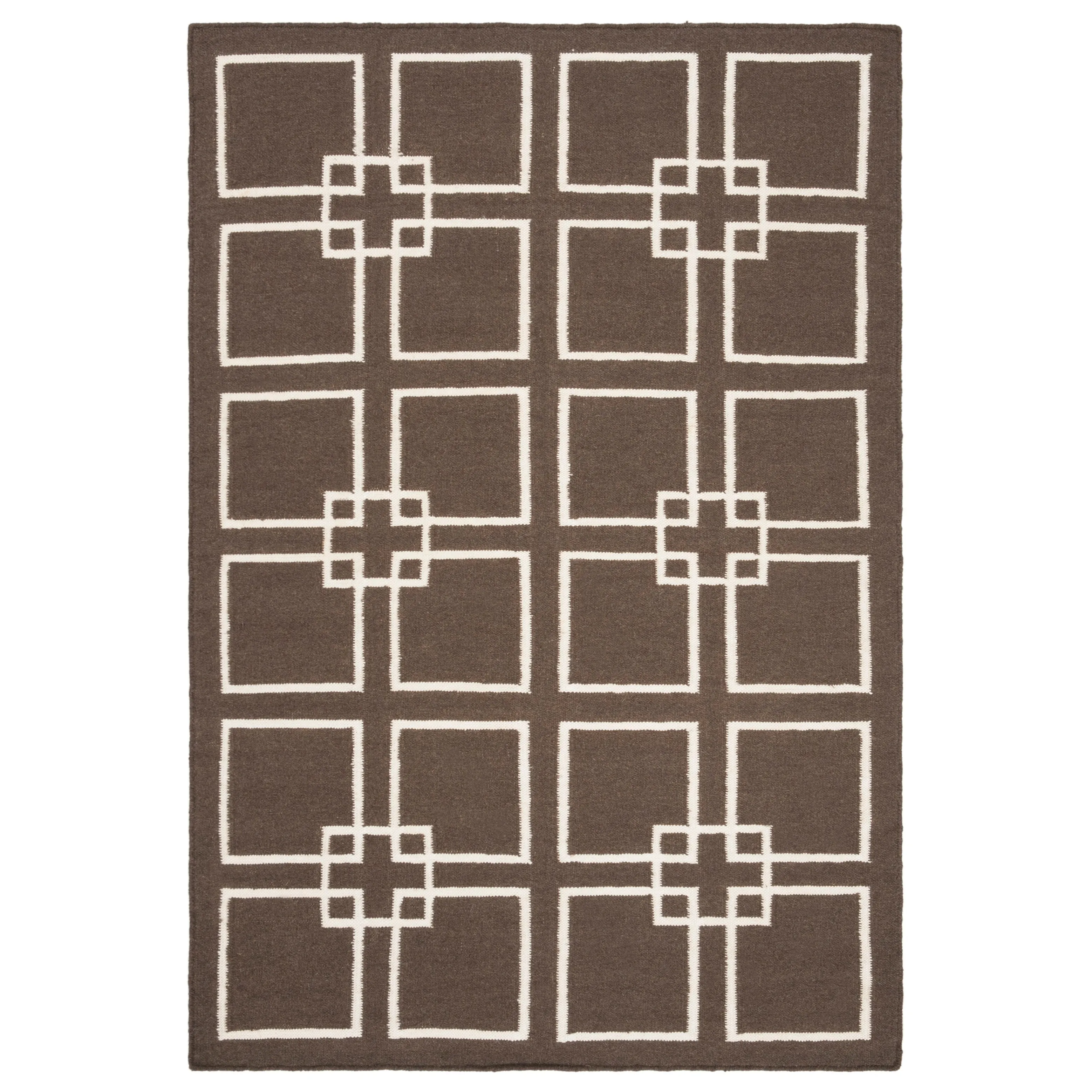 Martha Stewart by SAFAVIEH Square Dance Wool/ Banana Silk Rug