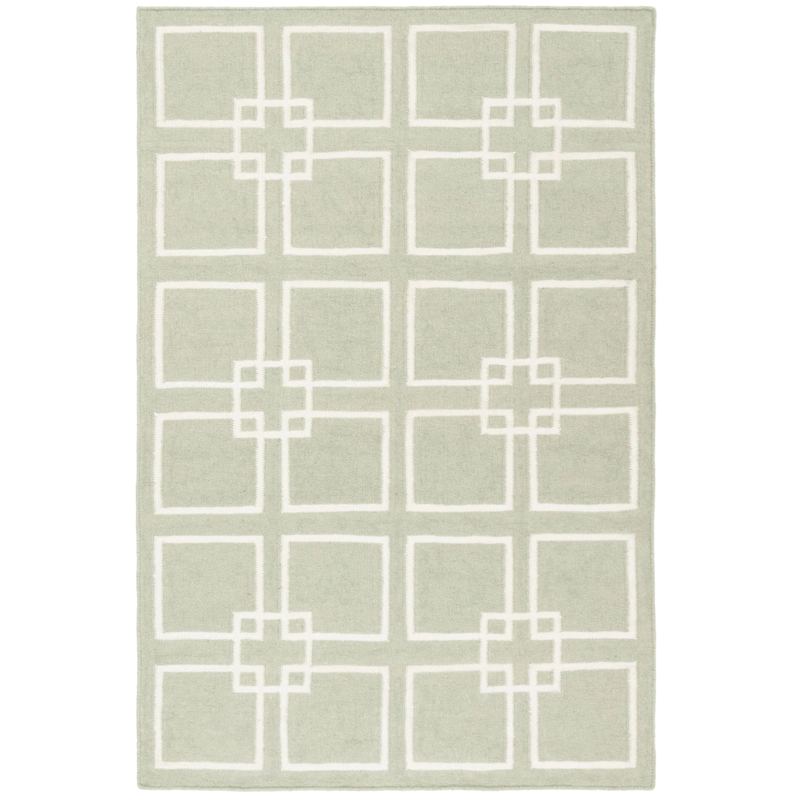 Martha Stewart by SAFAVIEH Square Dance Wool/ Banana Silk Rug