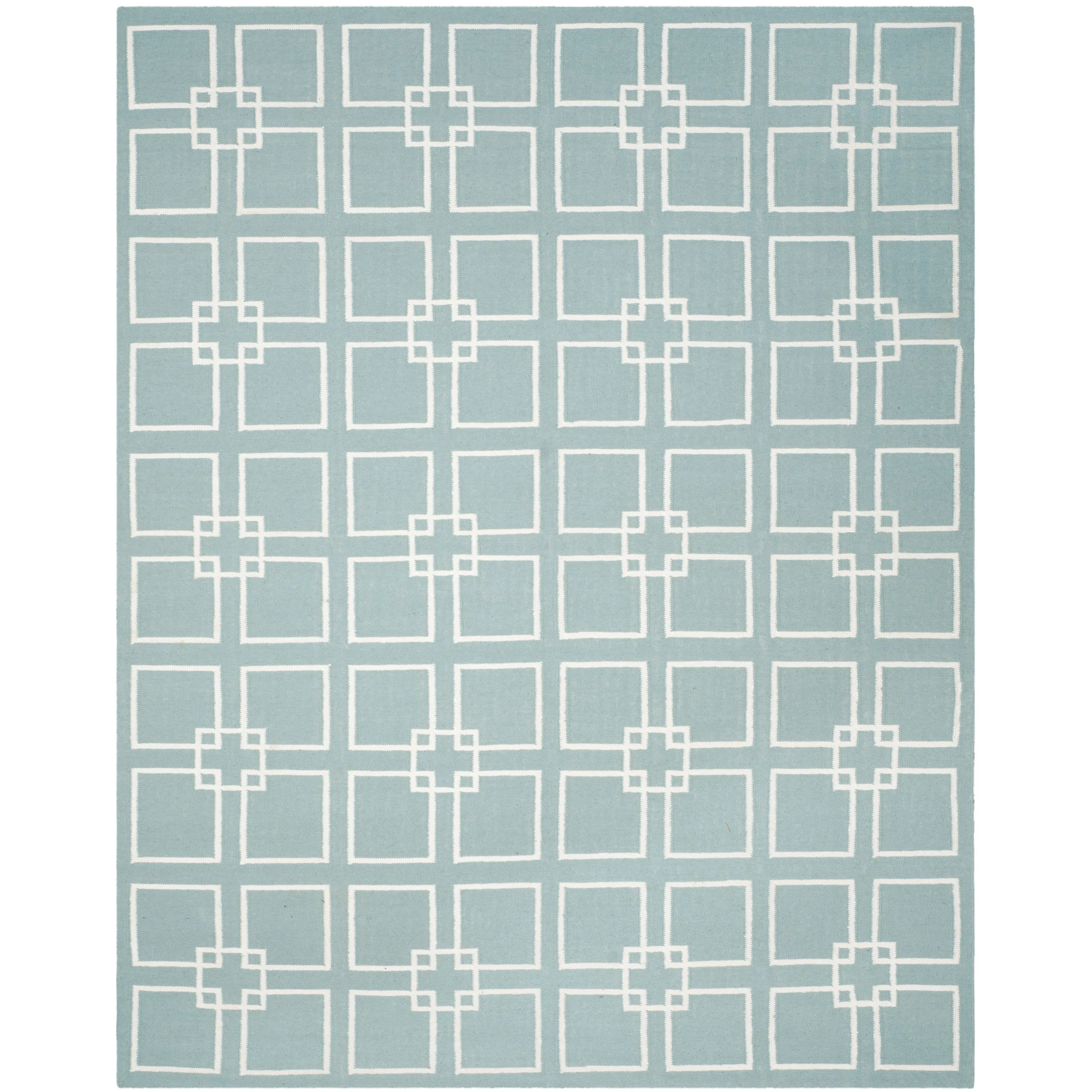 Martha Stewart by SAFAVIEH Square Dance Wool/ Banana Silk Rug
