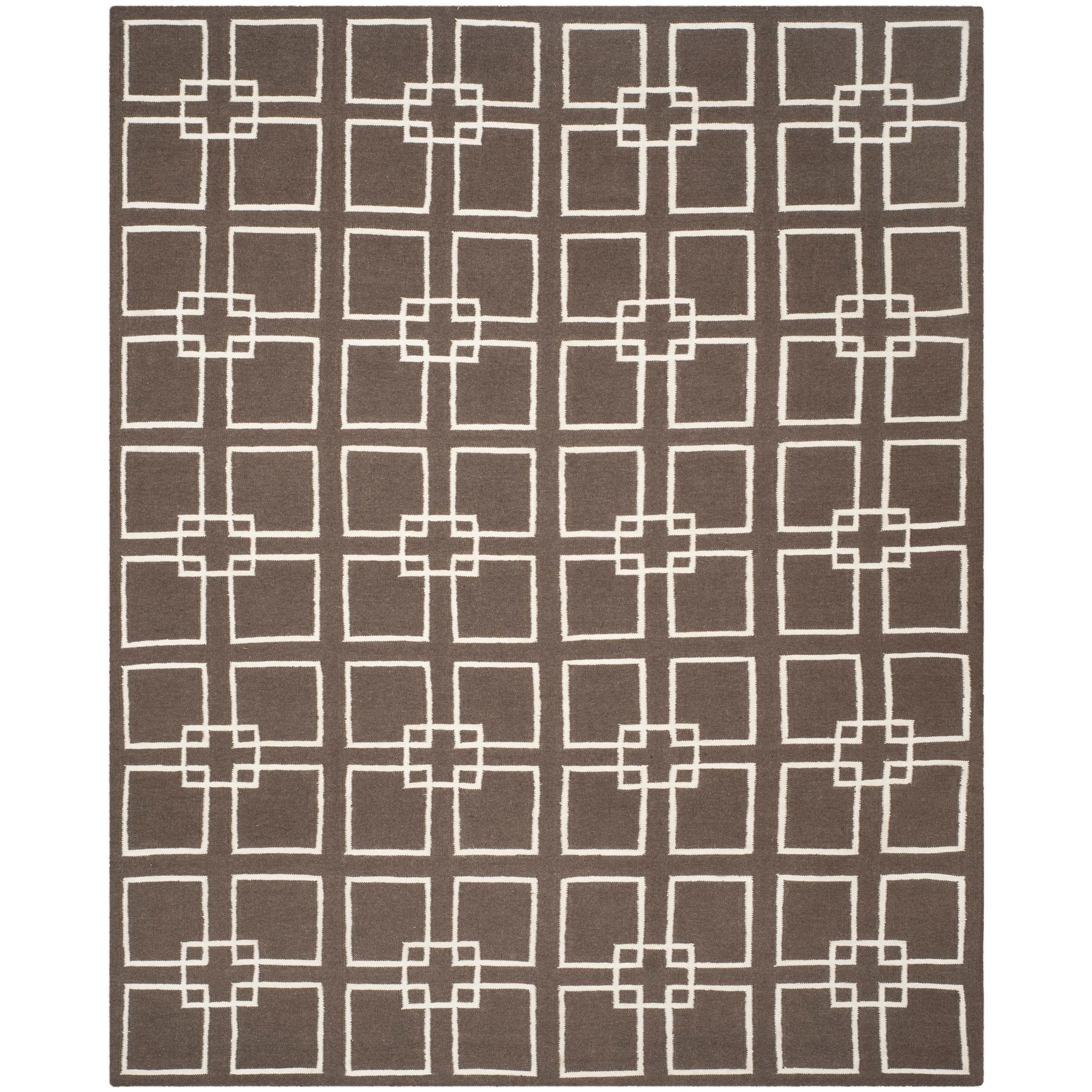 Martha Stewart by SAFAVIEH Square Dance Wool/ Banana Silk Rug