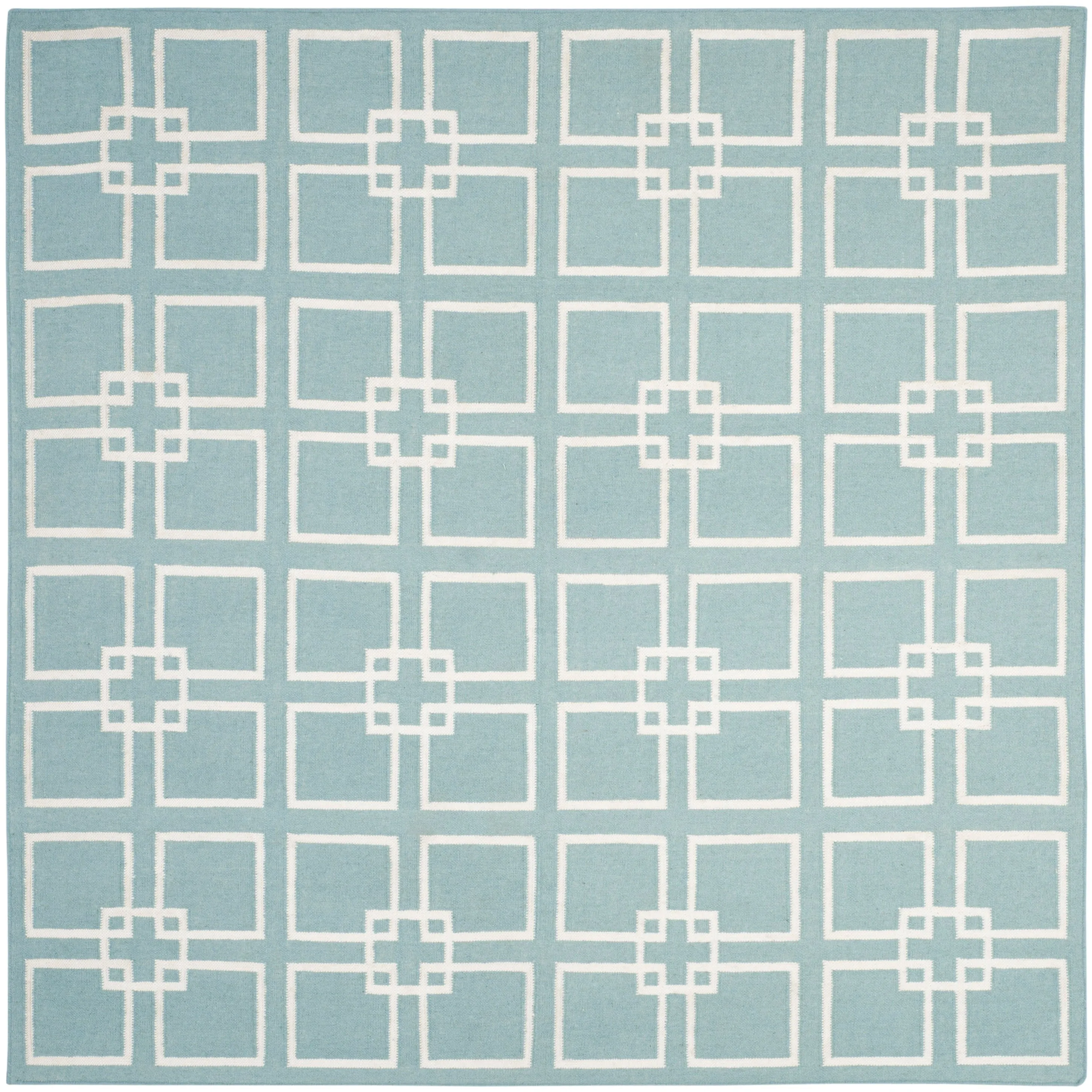 Martha Stewart by SAFAVIEH Square Dance Wool/ Banana Silk Rug