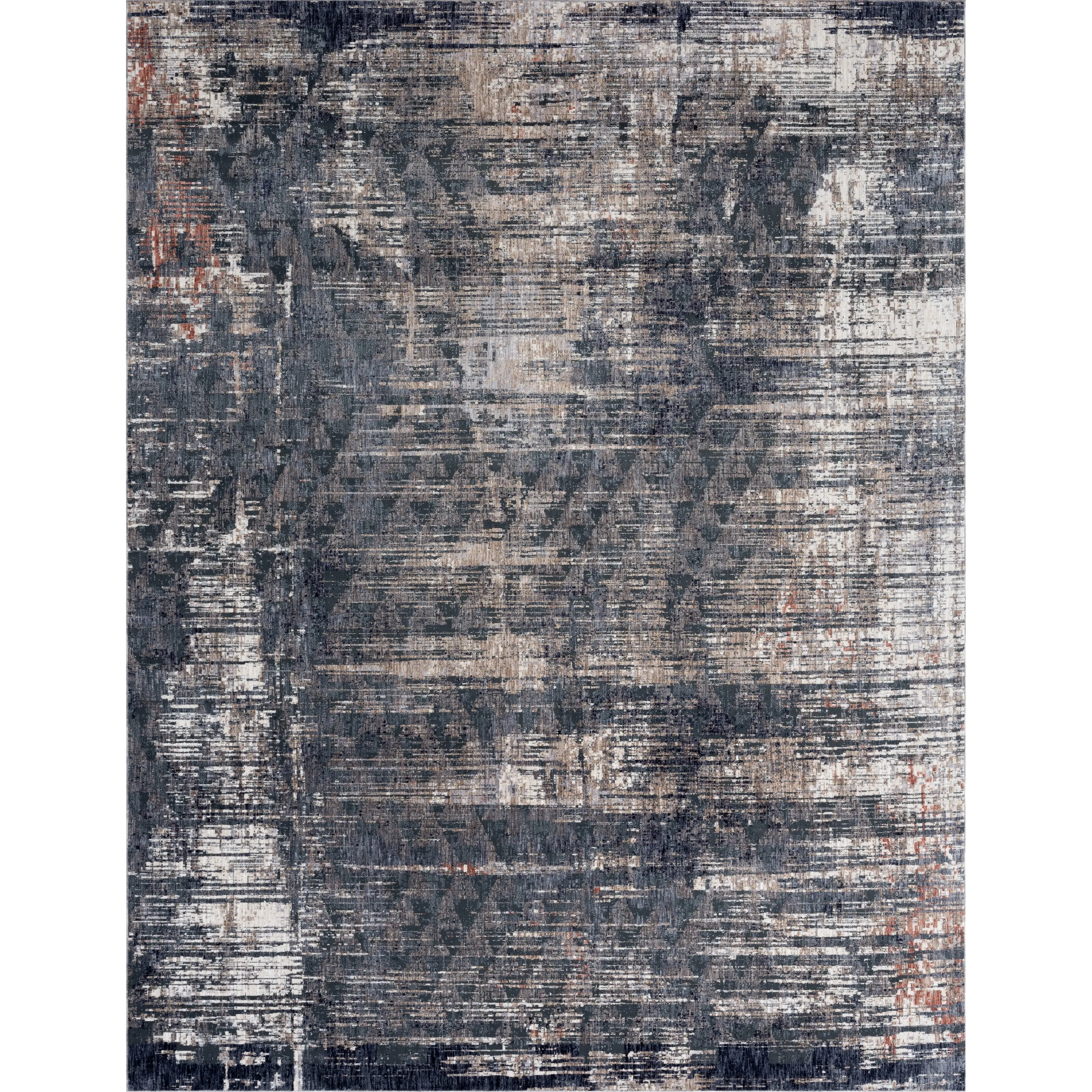 Midnight Abstract Area Rug