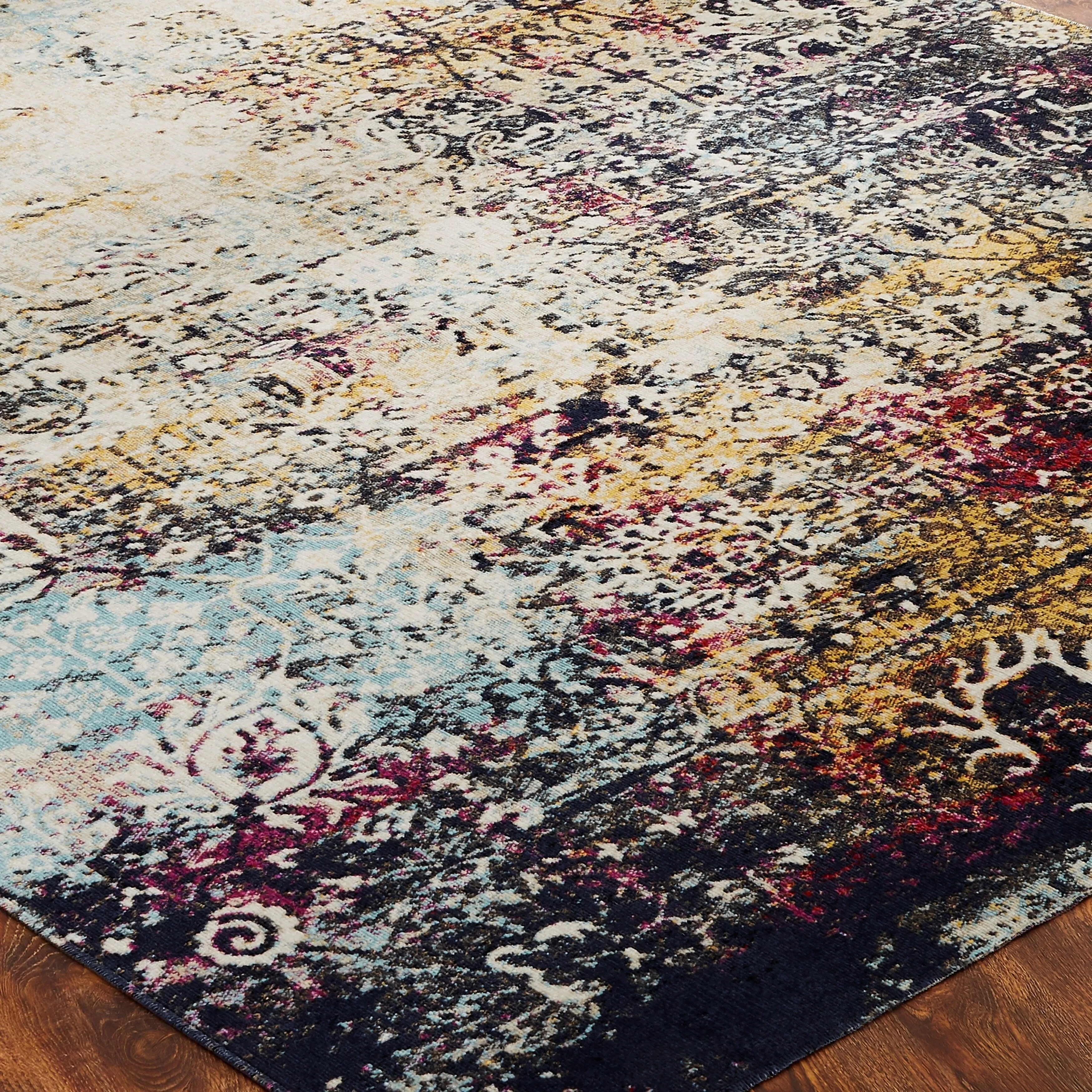 Modern Abstract Indoor/Outdoor Area Rug