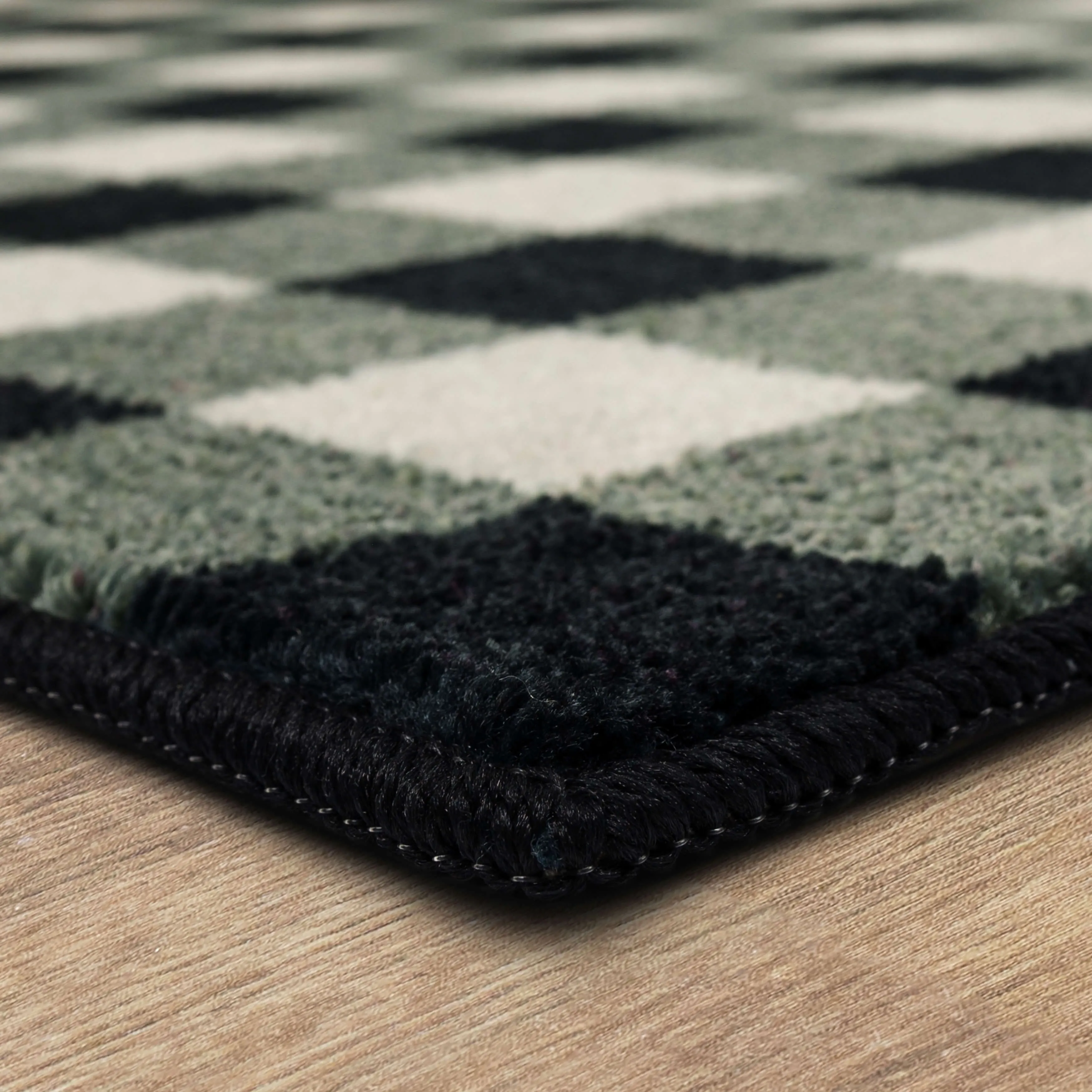Mohawk Home Black Buffalo Check Mat