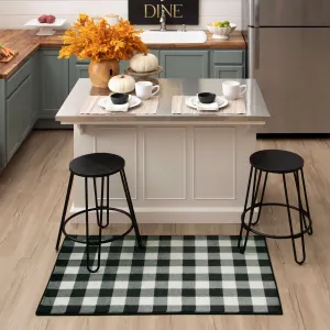 Mohawk Home Black Buffalo Check Mat