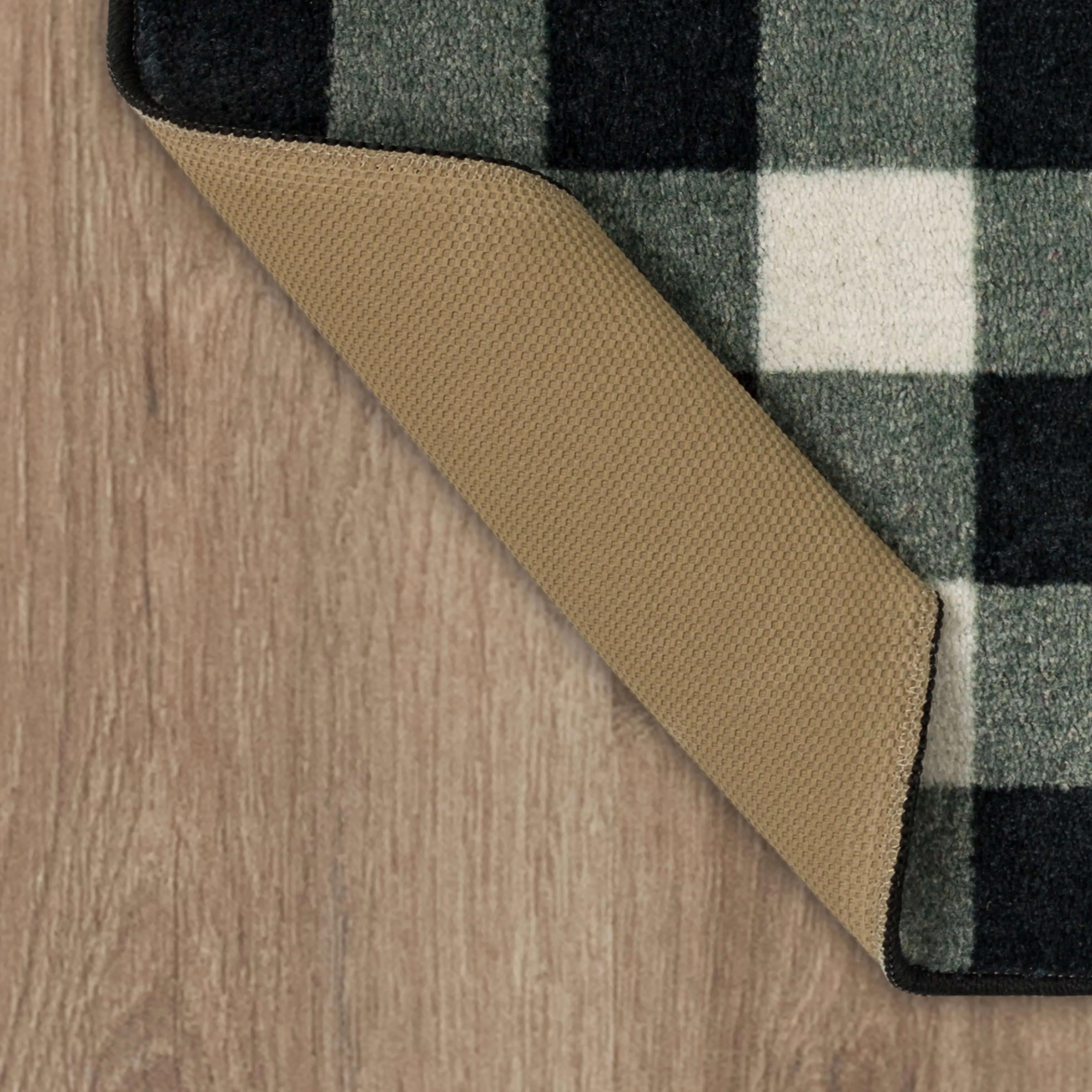 Mohawk Home Black Buffalo Check Mat