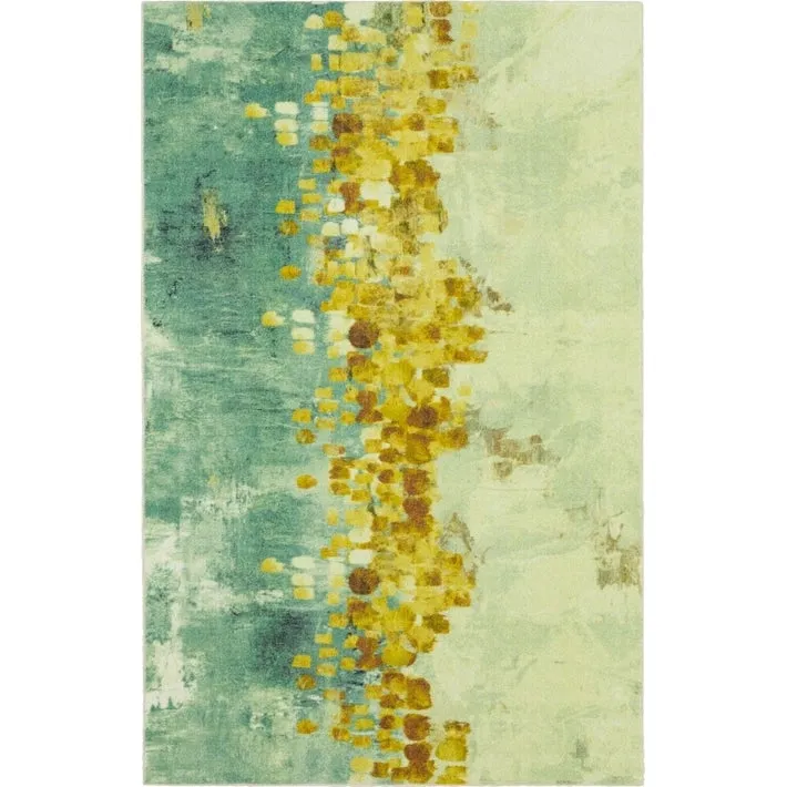Mohawk Home Dancing Stars Neutral Abstract Watercolor Area Rug