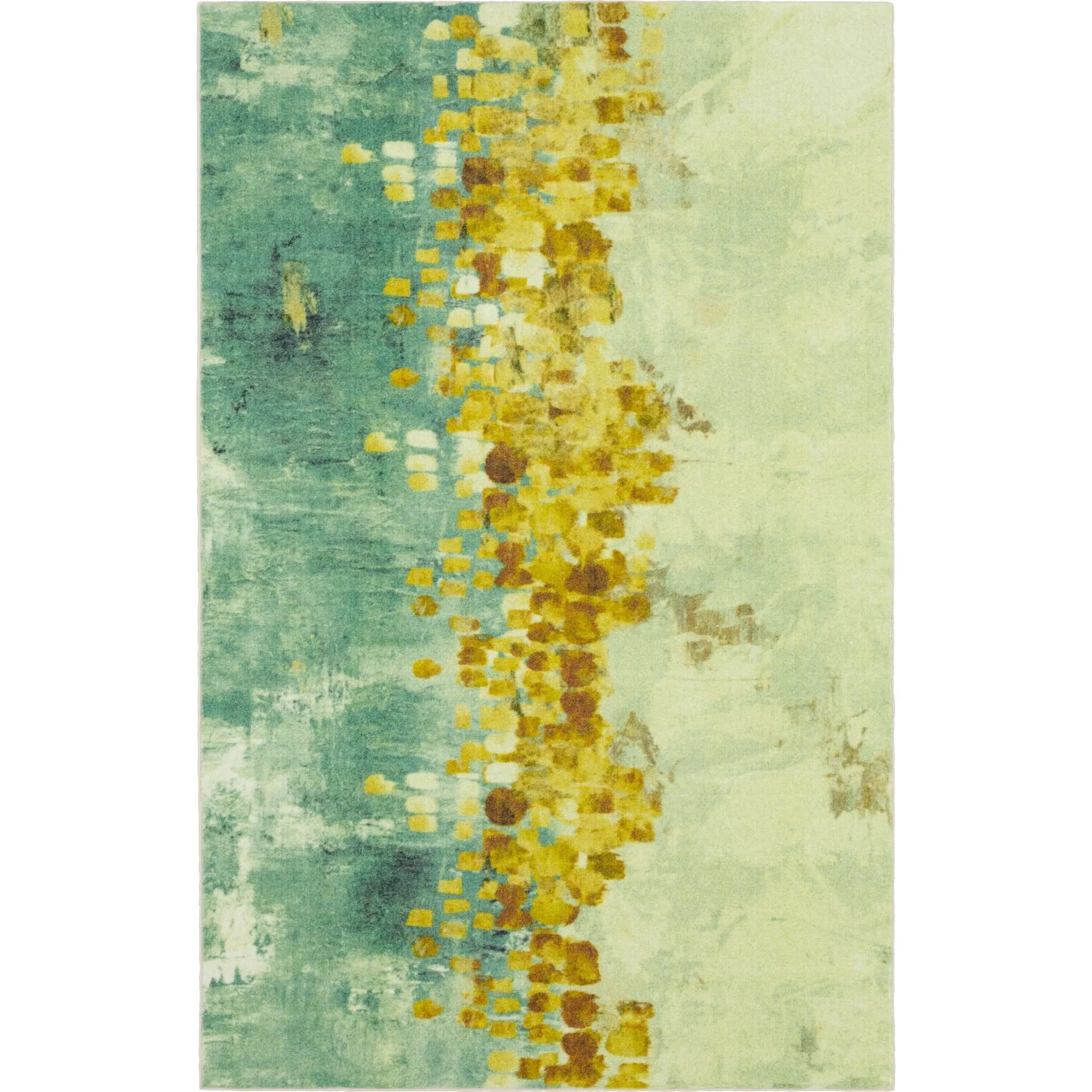 Mohawk Home Dancing Stars Neutral Abstract Watercolor Area Rug