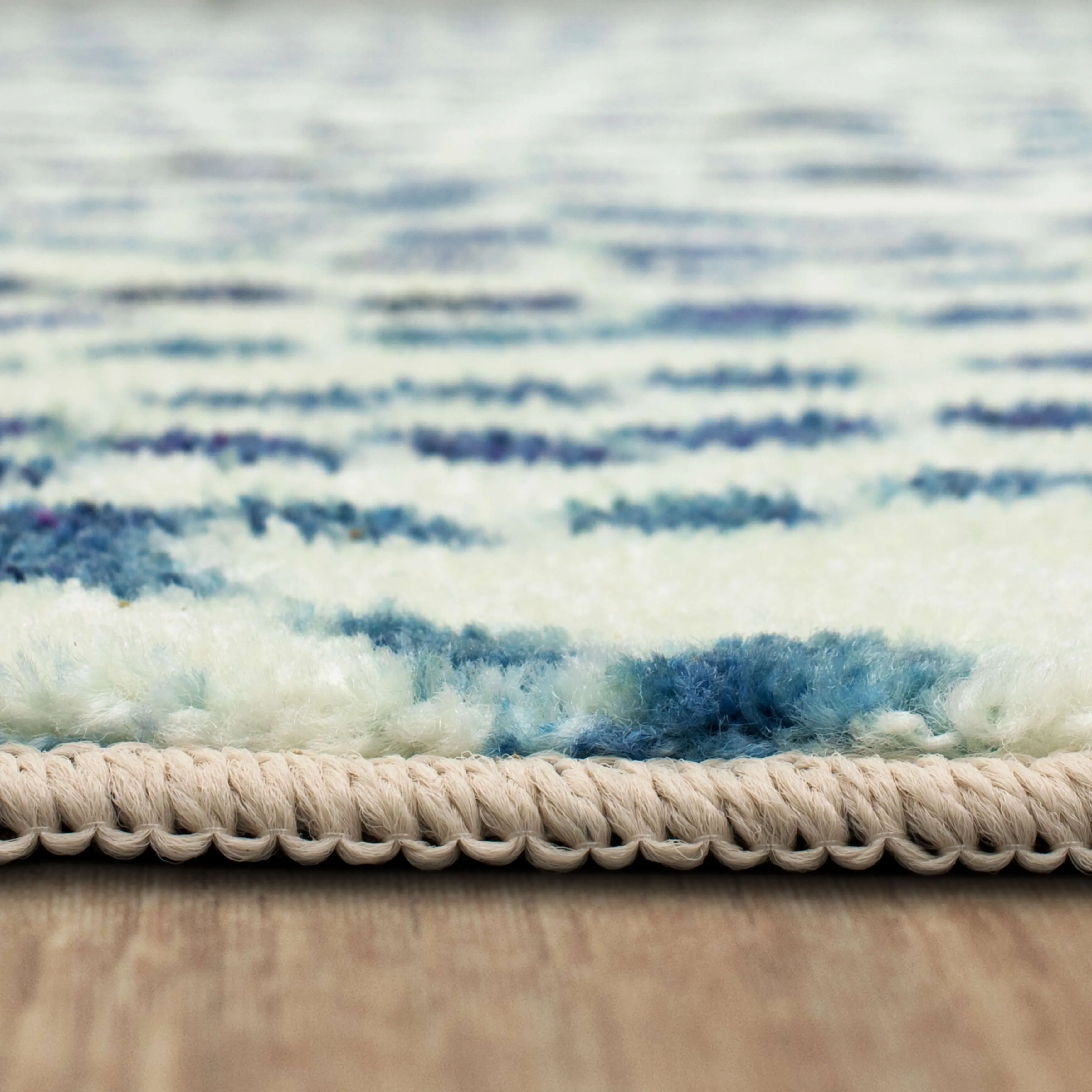 Mohawk Home Dotted Navy Ogee Area Rug