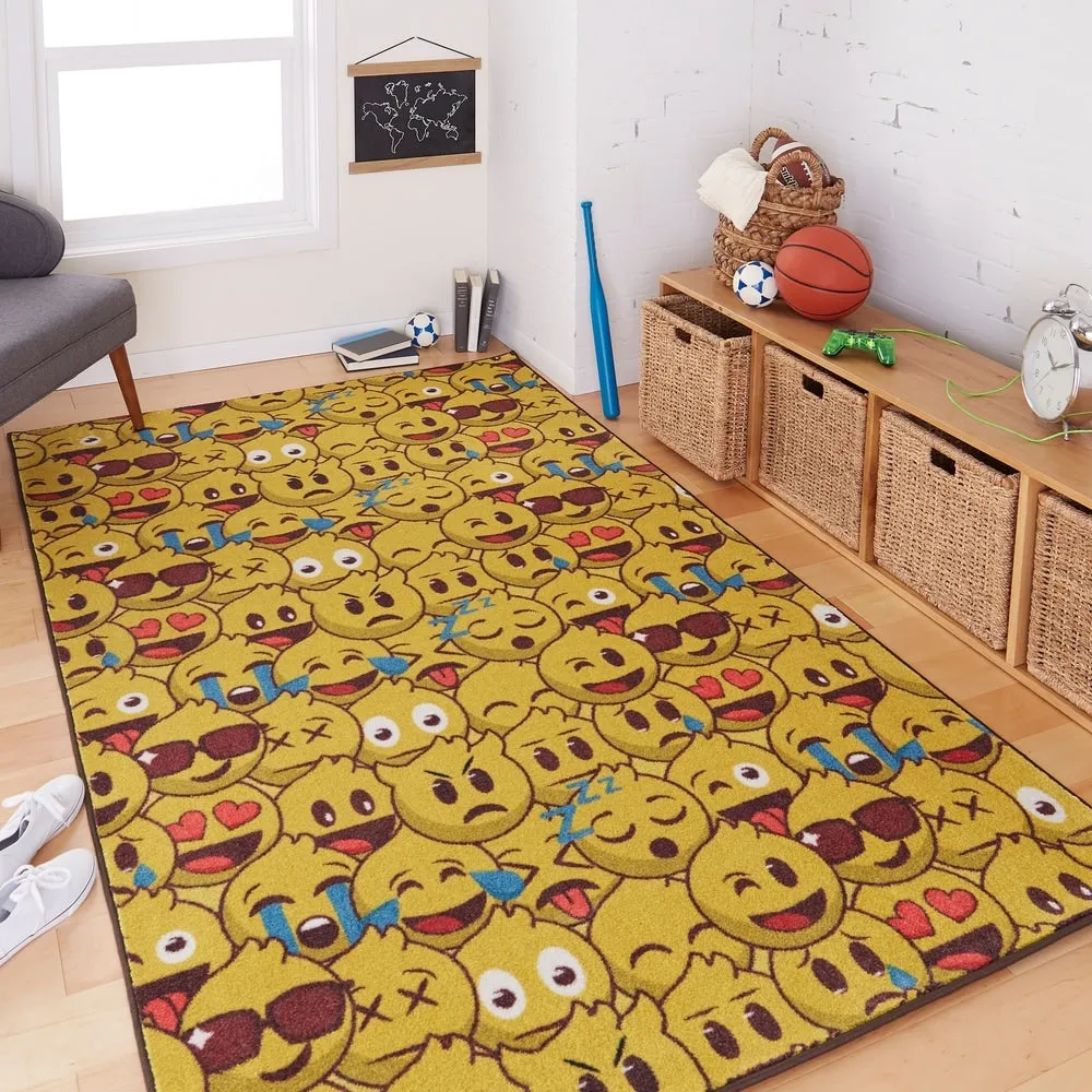 Mohawk Home Emoji Play Kids Area Rug